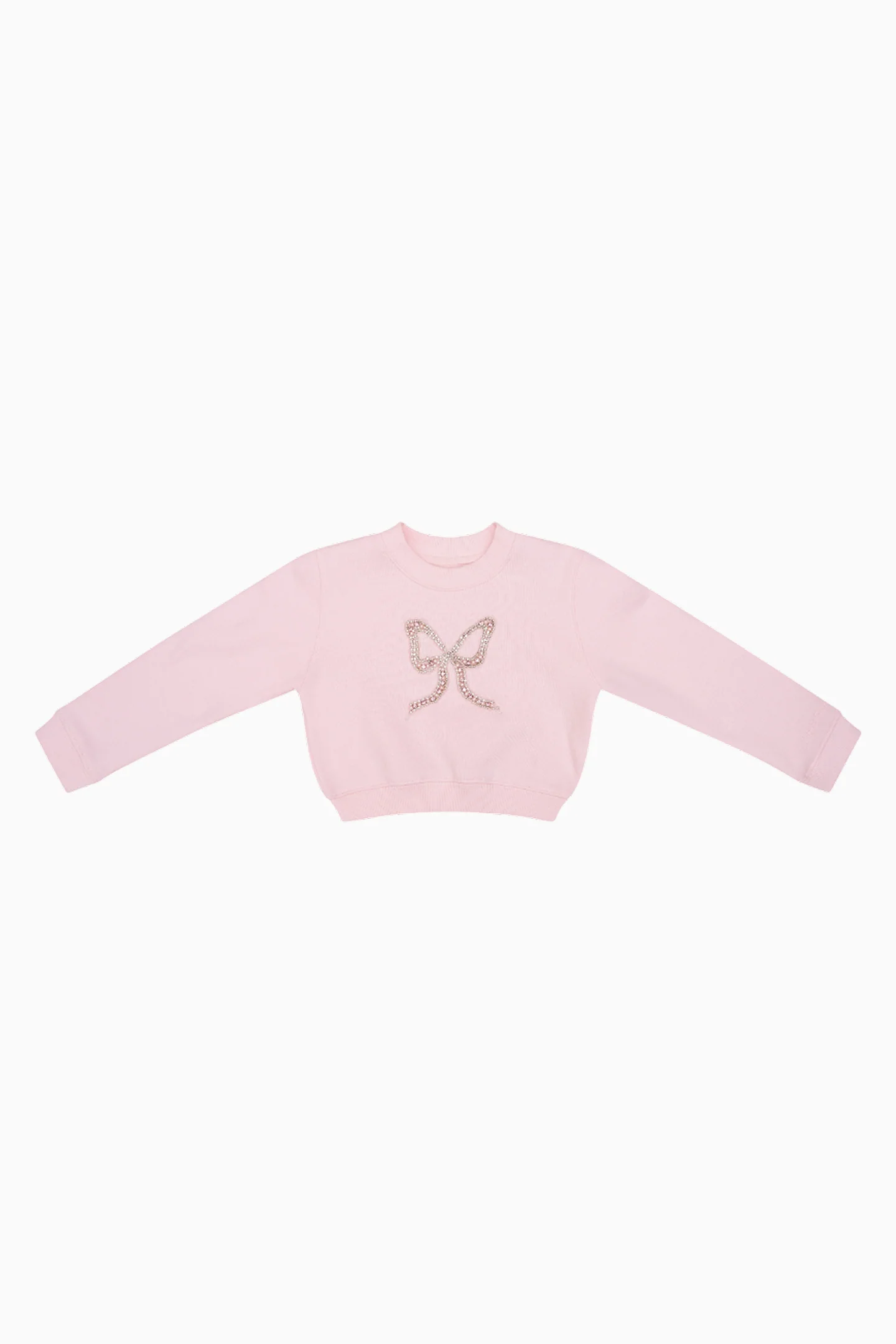 Girls Lumi Embellished Bow Fleece Pullover - Image 2