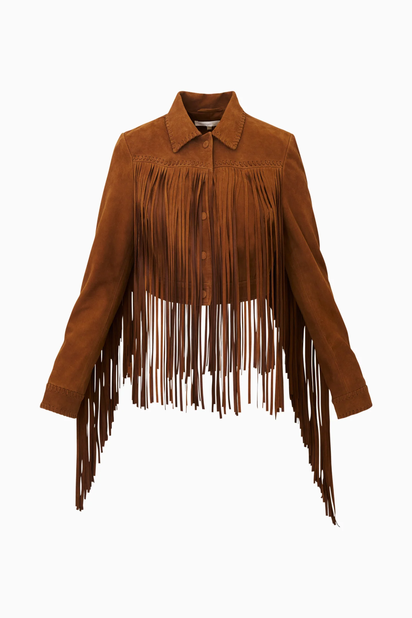 Maelis Suede Fringe Jacket - Image 8