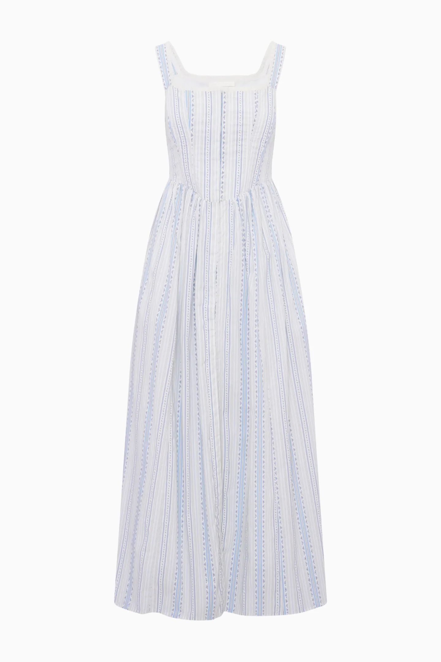 Majory Cotton Bustier Midi Dress - Image 6