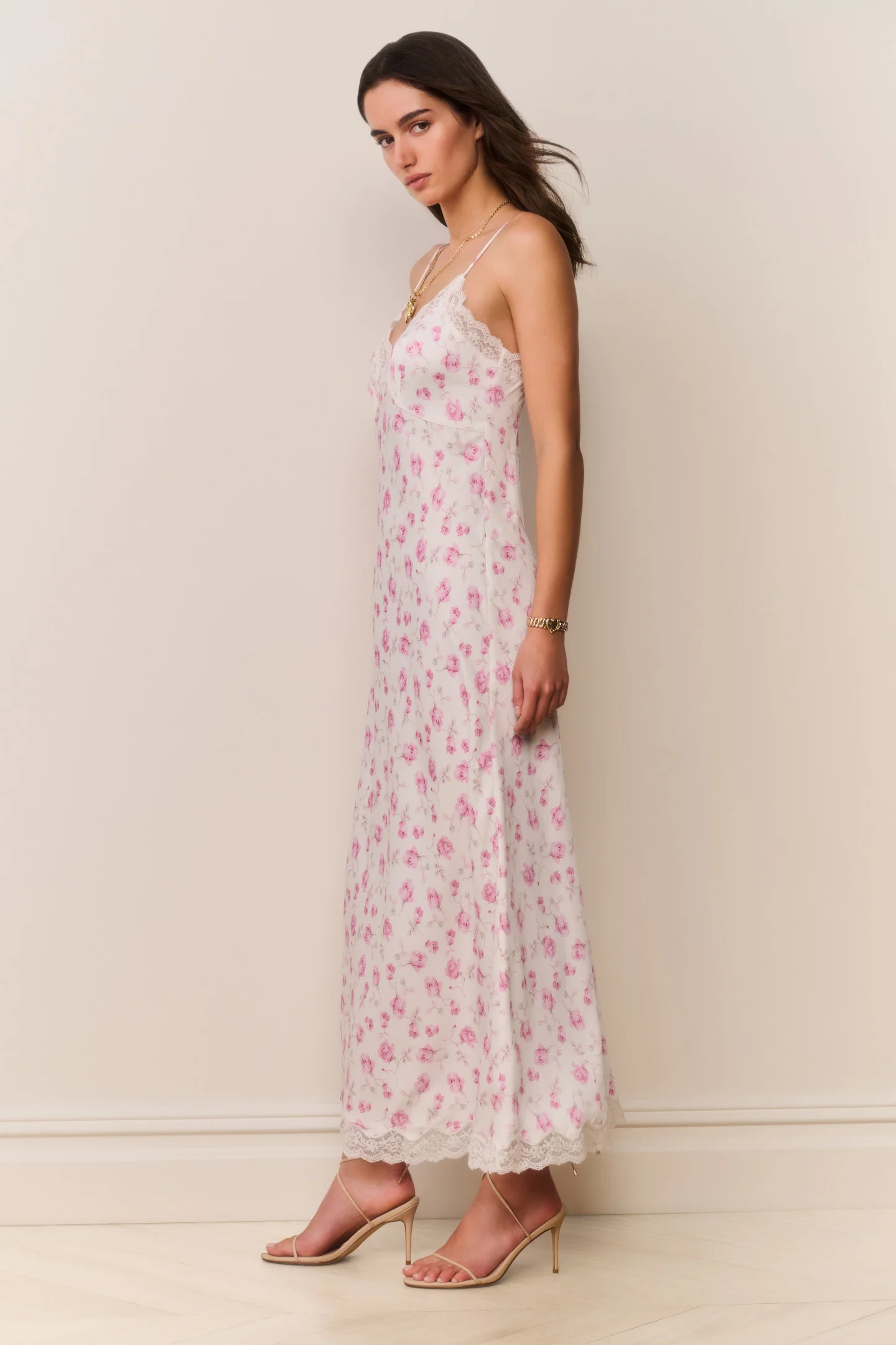 Manuela Heirloom Print Maxi Slip Dress - Image 10