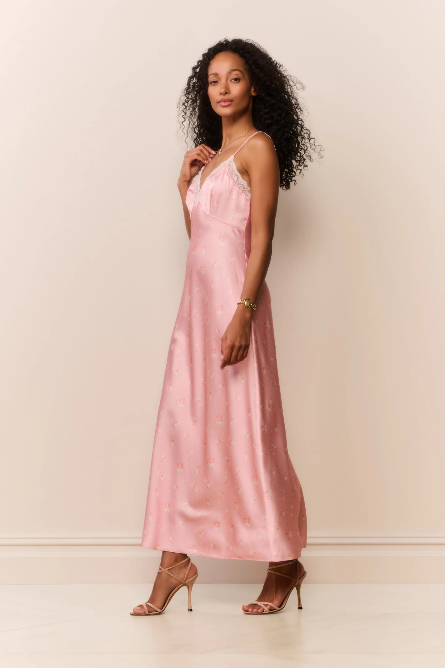 Peach Pom Pom Manuela Maxi Dress - Image 5