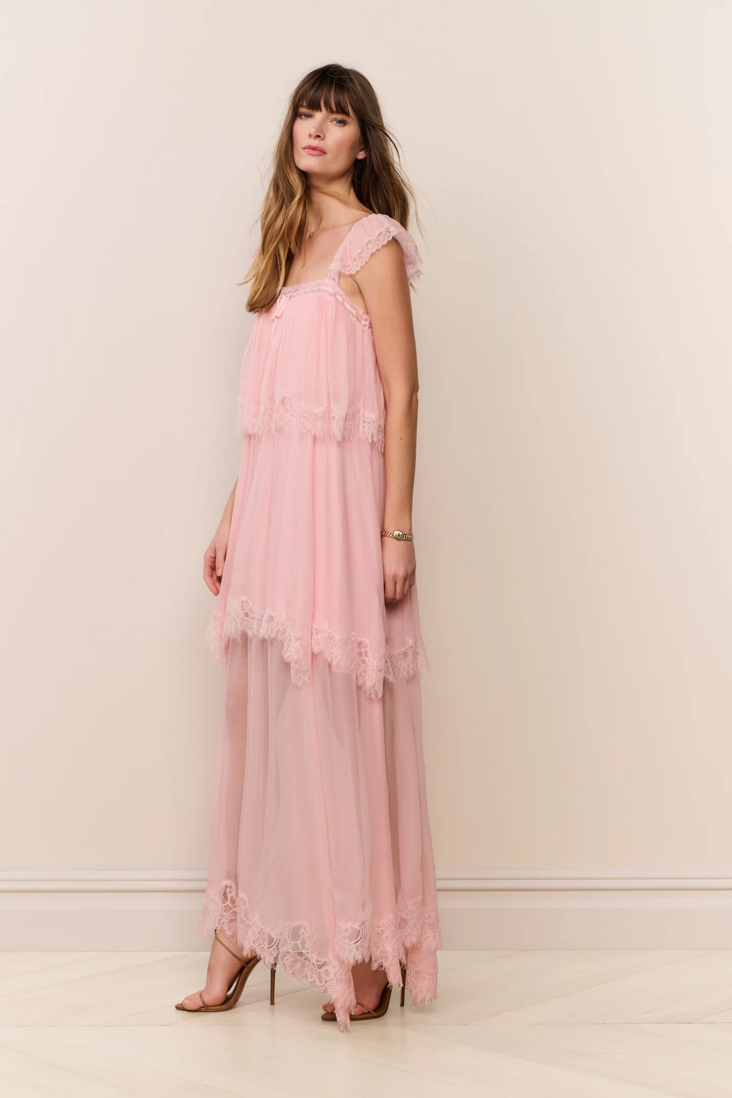 Maralee Silk Chiffon Maxi Dress - Image 9