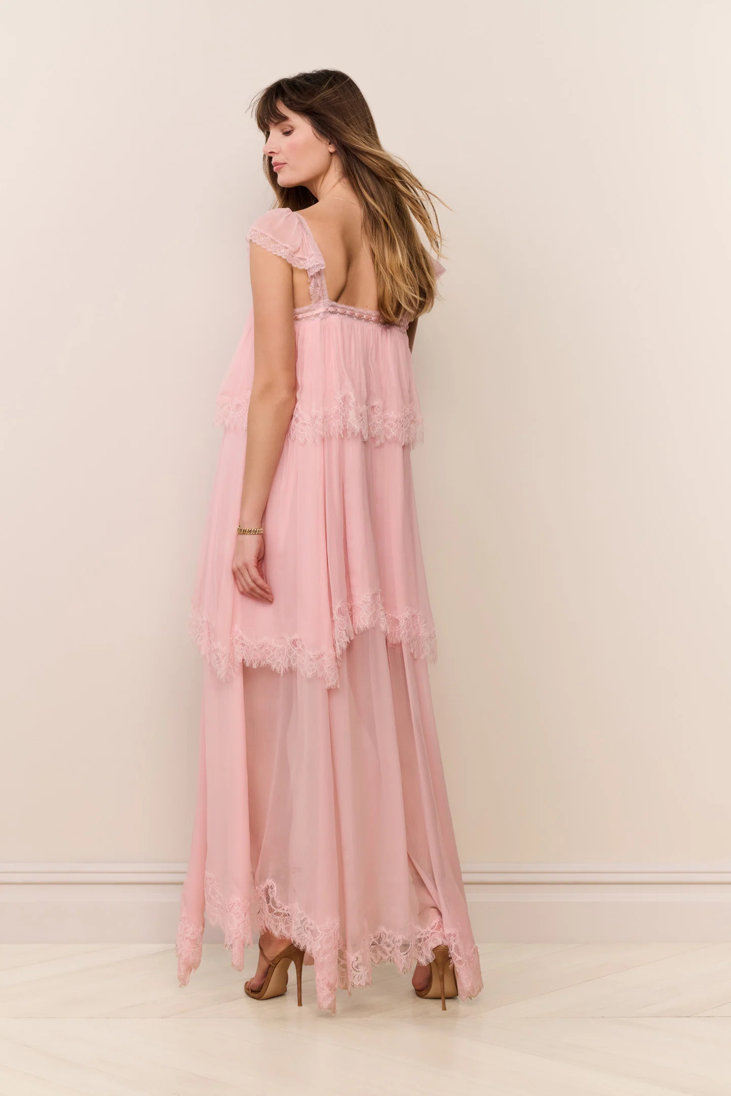Maralee Silk Chiffon Maxi Dress - Image 10