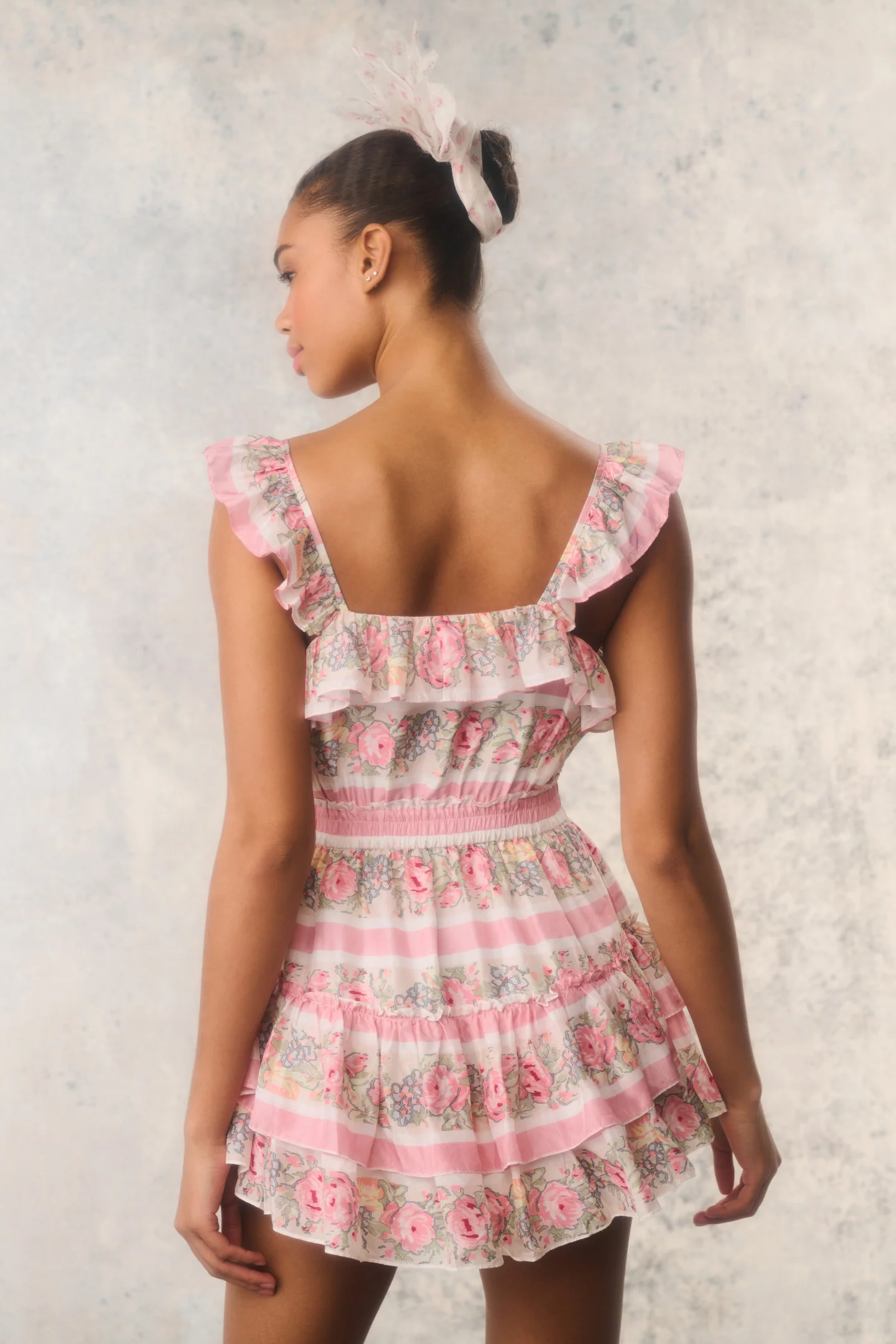 Re-Edition Marina Silk Mini Dress - Image 5
