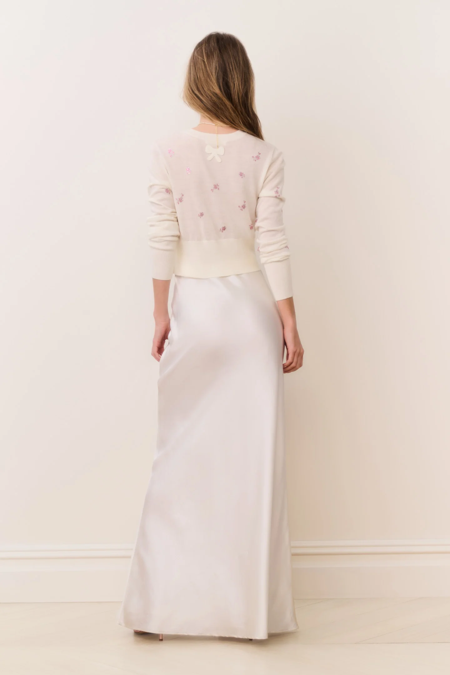 Maurine Satin Maxi Skirt - Image 3