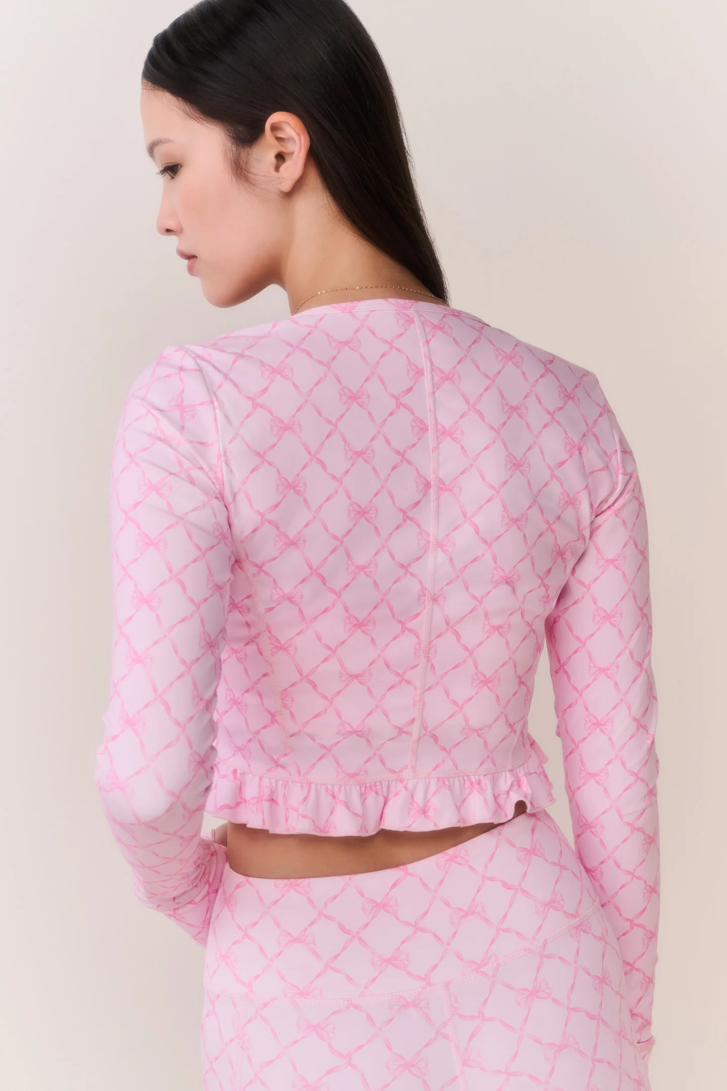 Medway Printed Zip-Up Active Top - Image 4