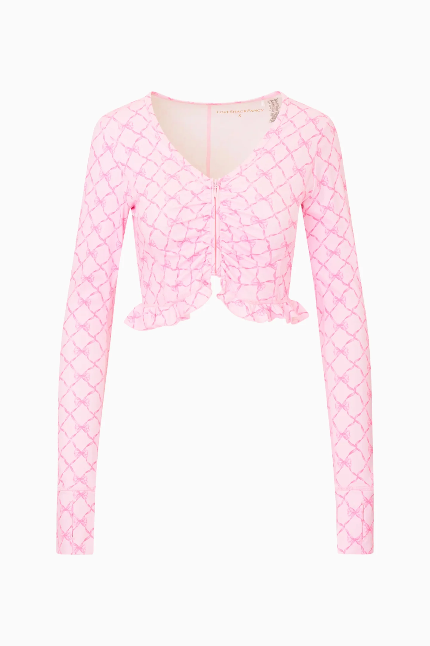 Medway Printed Zip-Up Active Top - Image 5