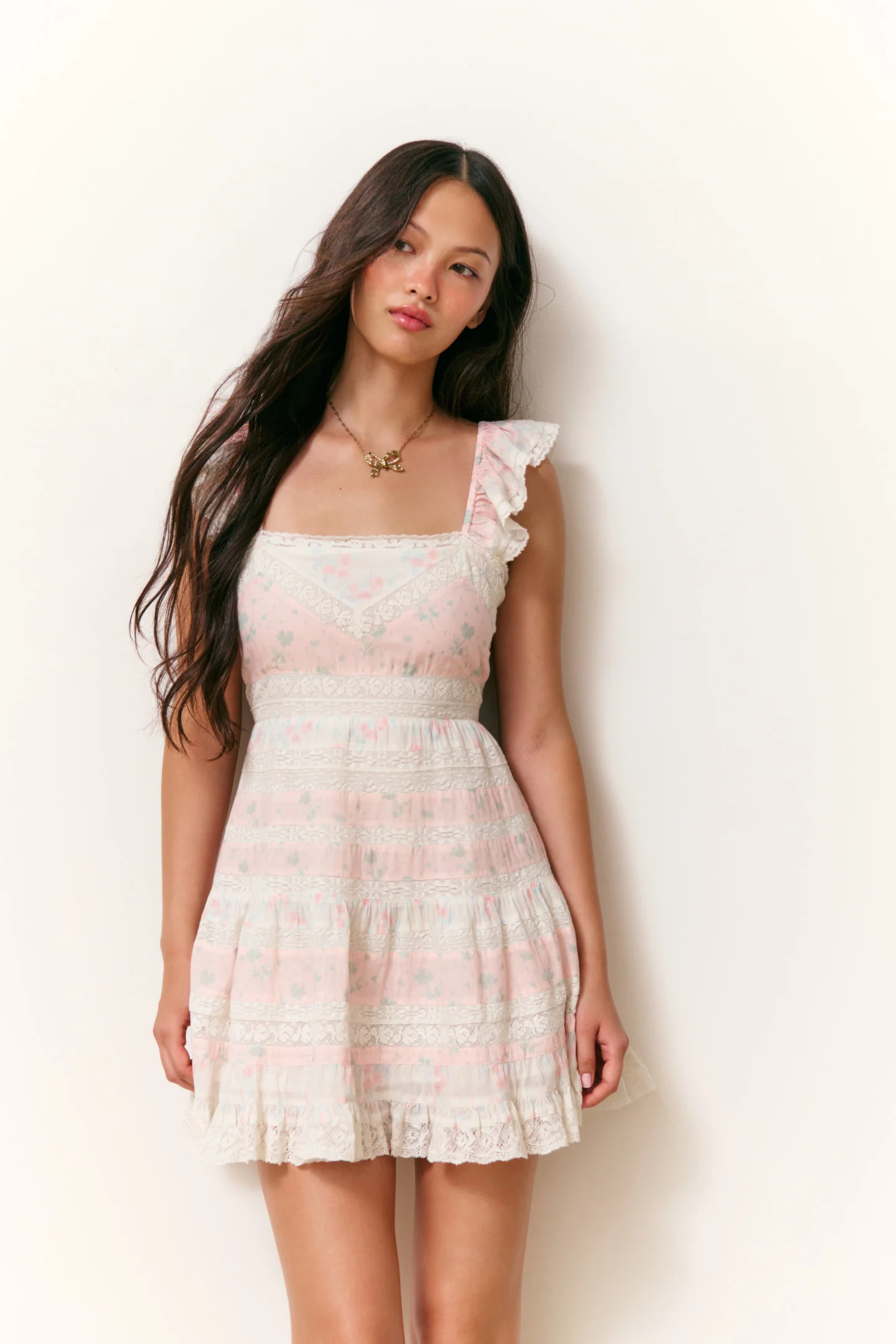 Melitta Mixed Print Mini Dress - Image 2