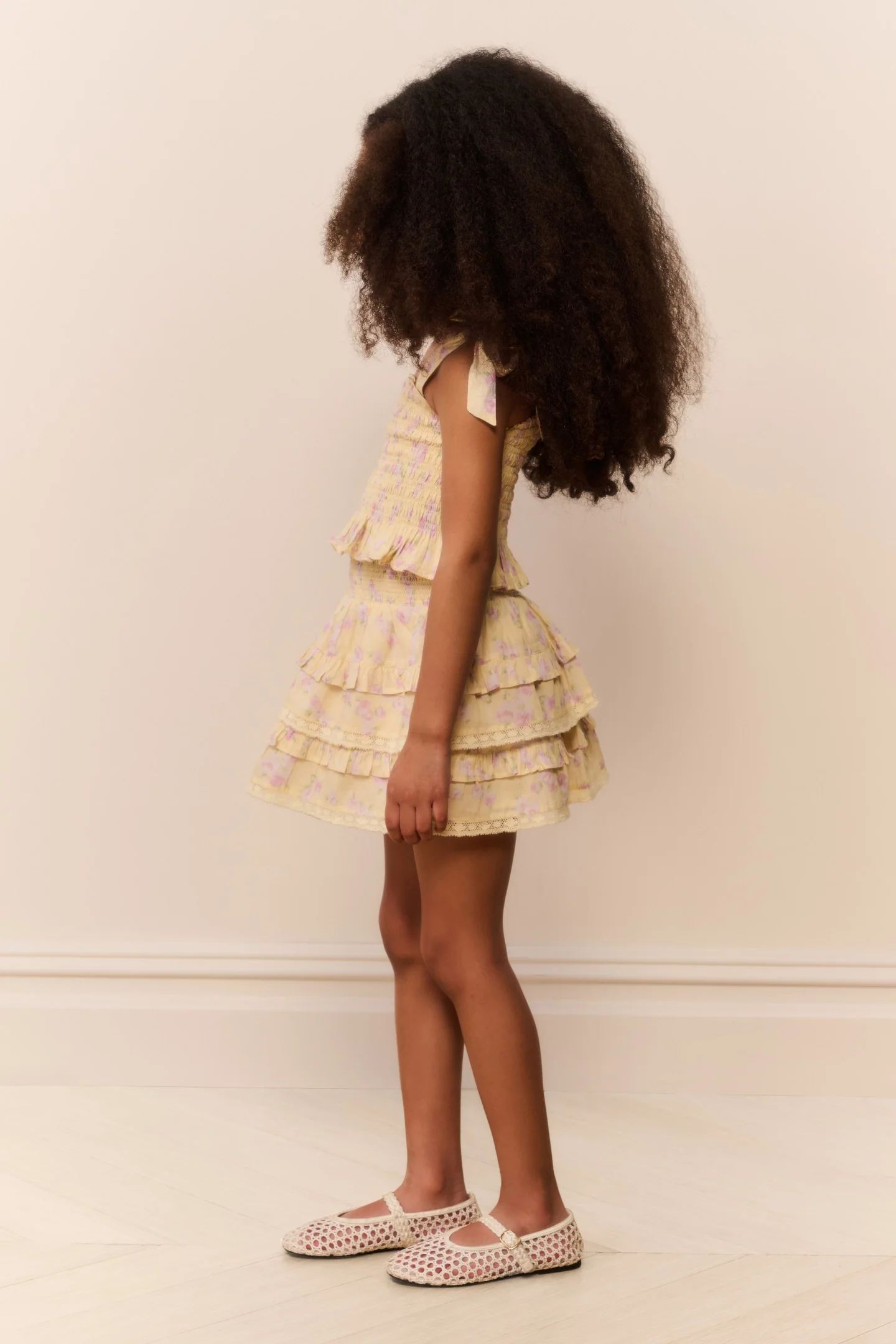Little Girls Merrinelle Blooming Floral Top - Image 3