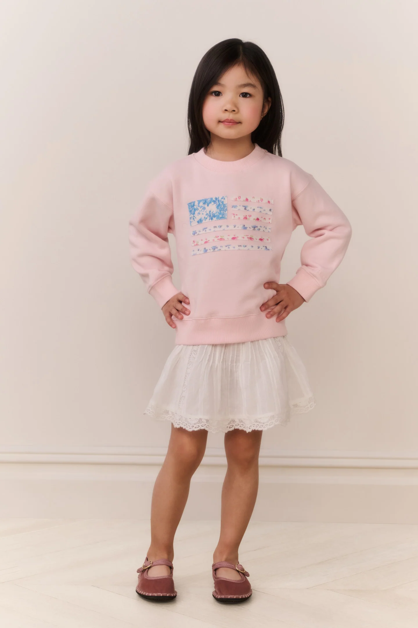 Little Girls Palo Americana Pullover - Image 2