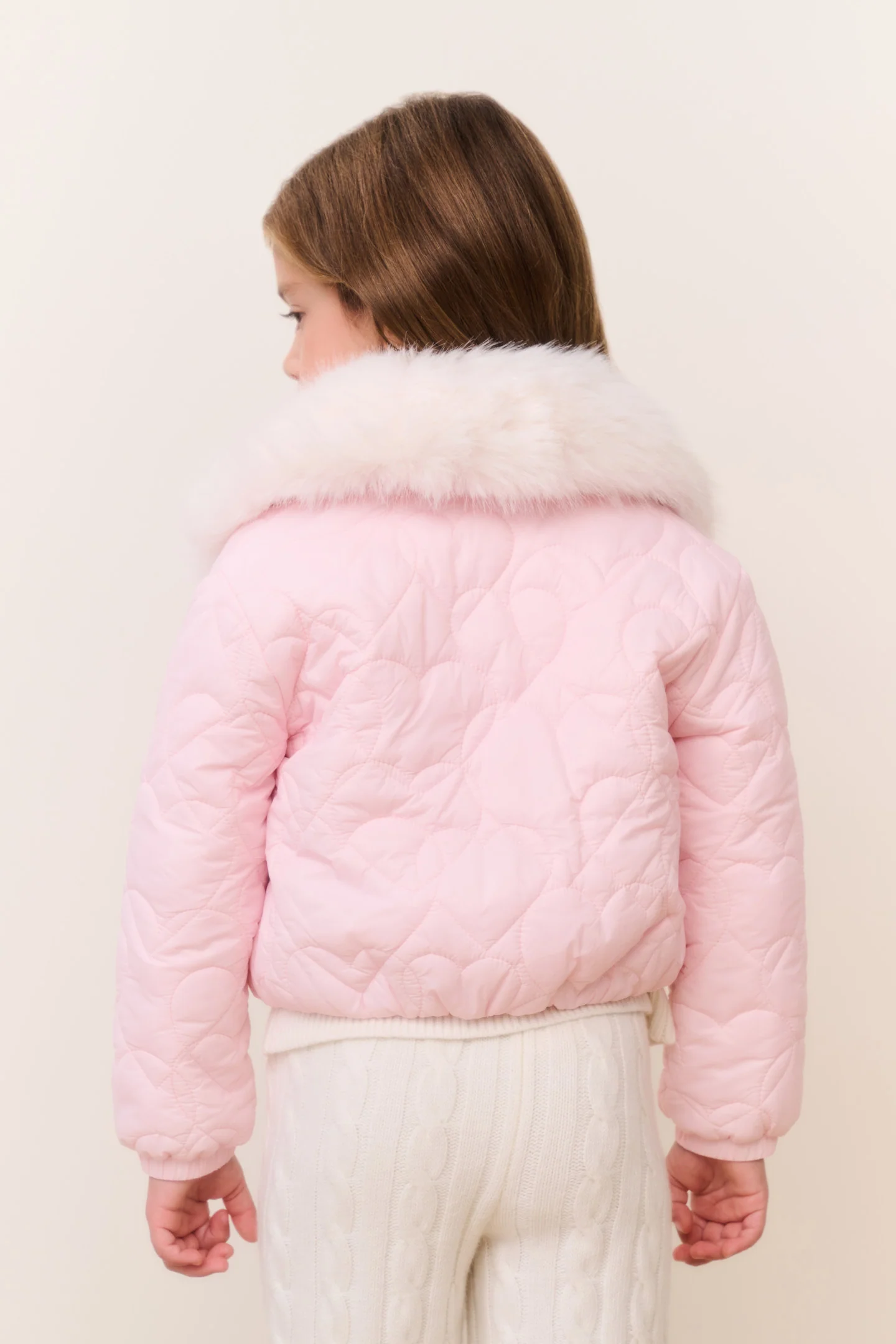 Little Girls Mini Sandria Puffer - Image 4