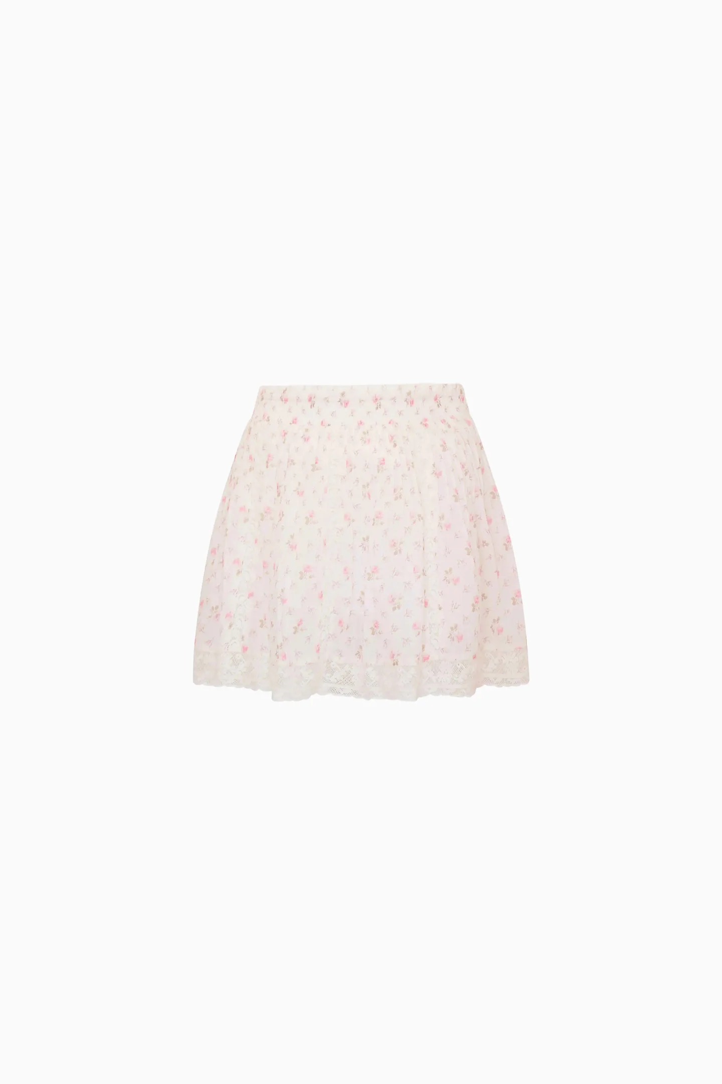 Little Girls Mini Solena Floral Cotton Skirt - Image 11