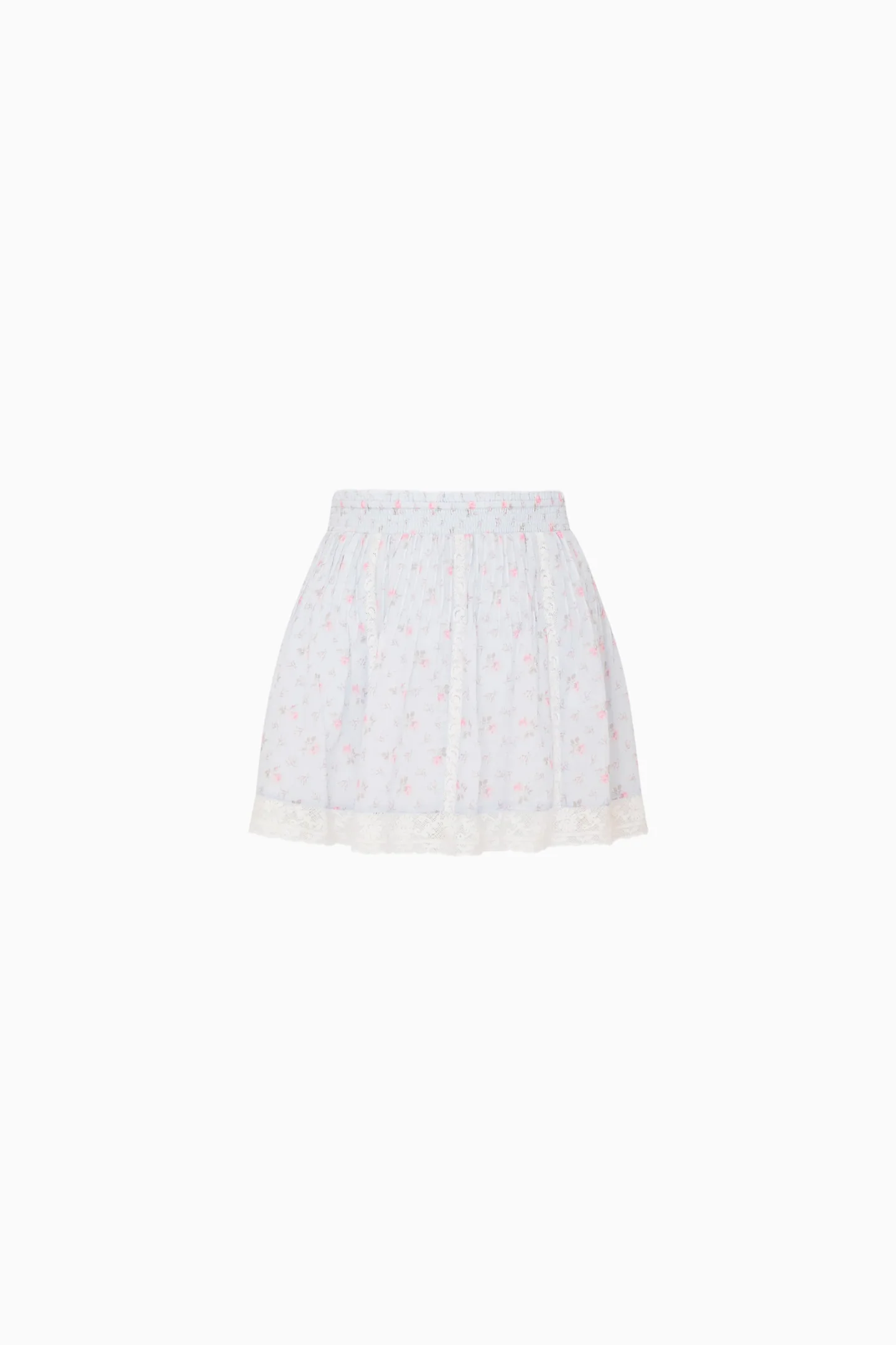 Little Girls Mini Solena Floral Cotton Skirt - Image 6