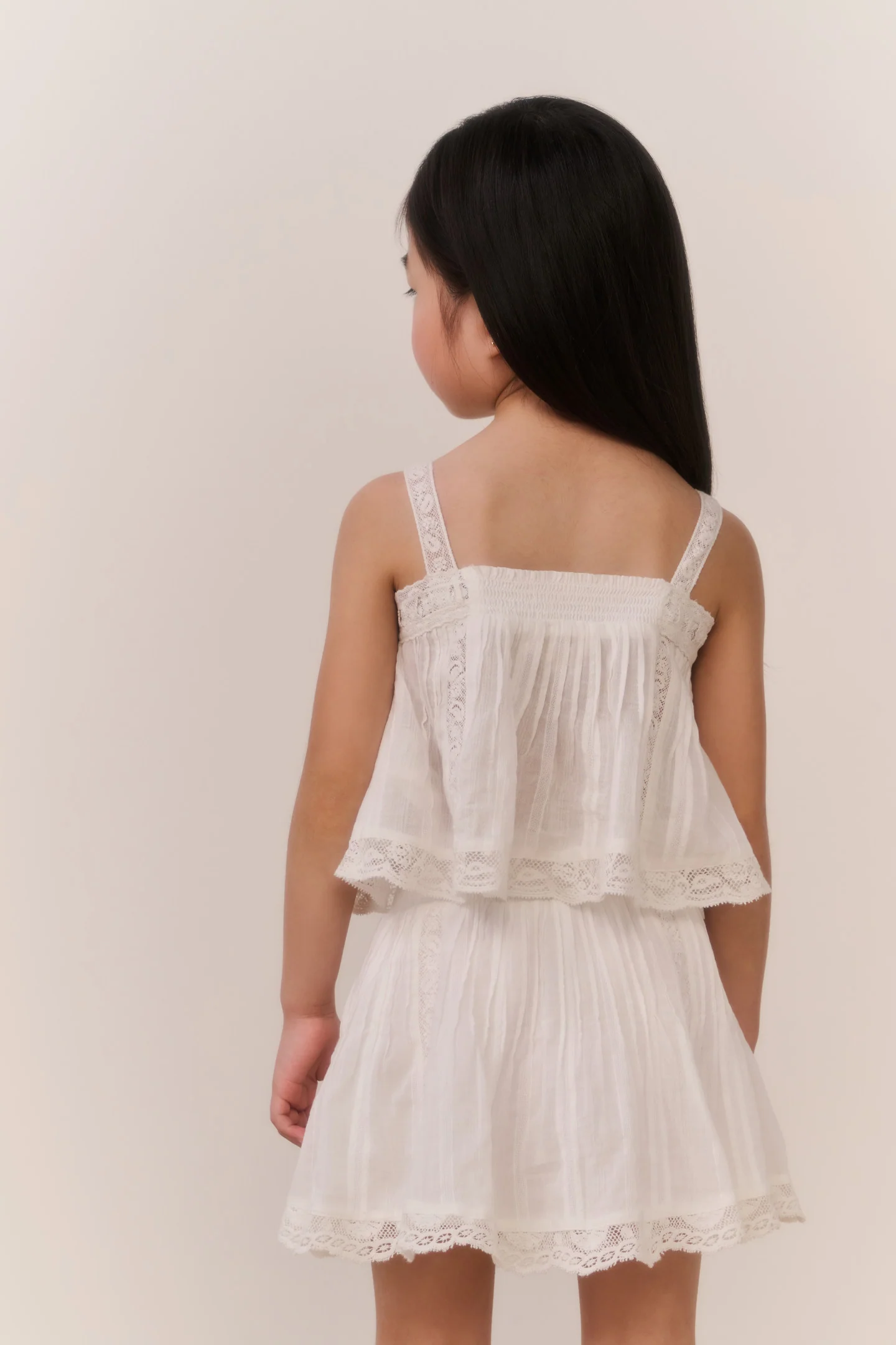Little Girls Solena Cotton Skirt - Image 4