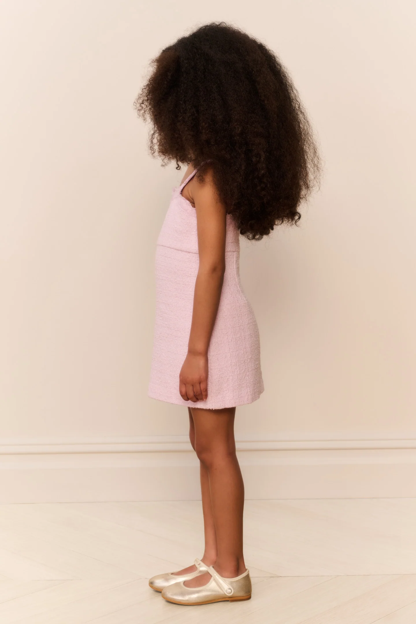Little Girls Lace Tweed Willamina Dress - Image 2