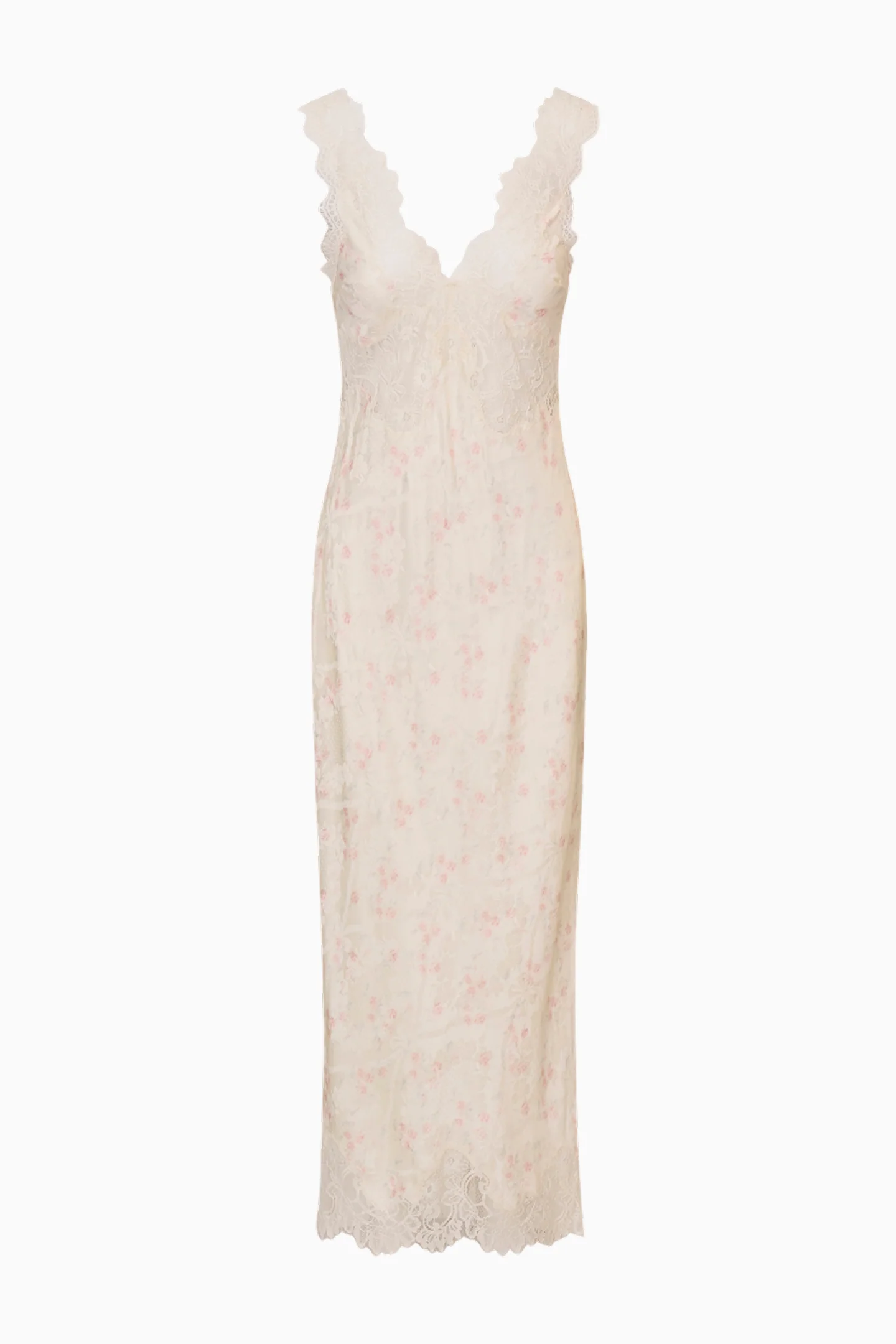 Mira Silk-Blend Floral Slip Dress - Image 4