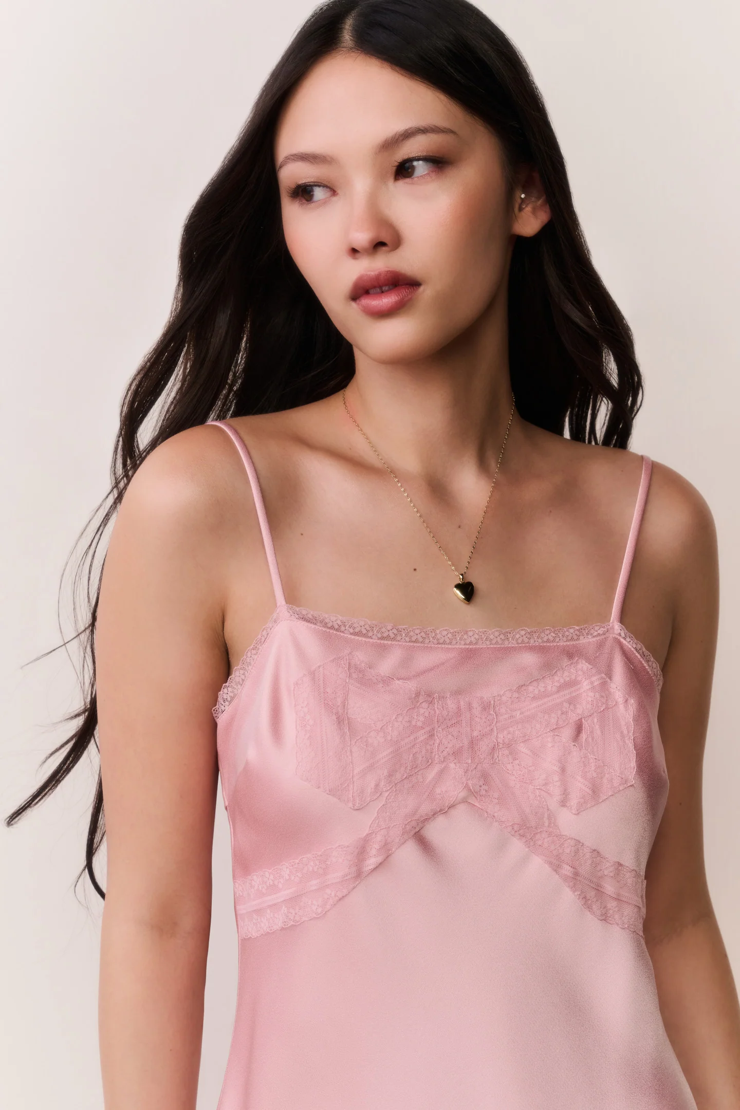 Mirelis Lace Bow Crepe Mini Dress - Image 10
