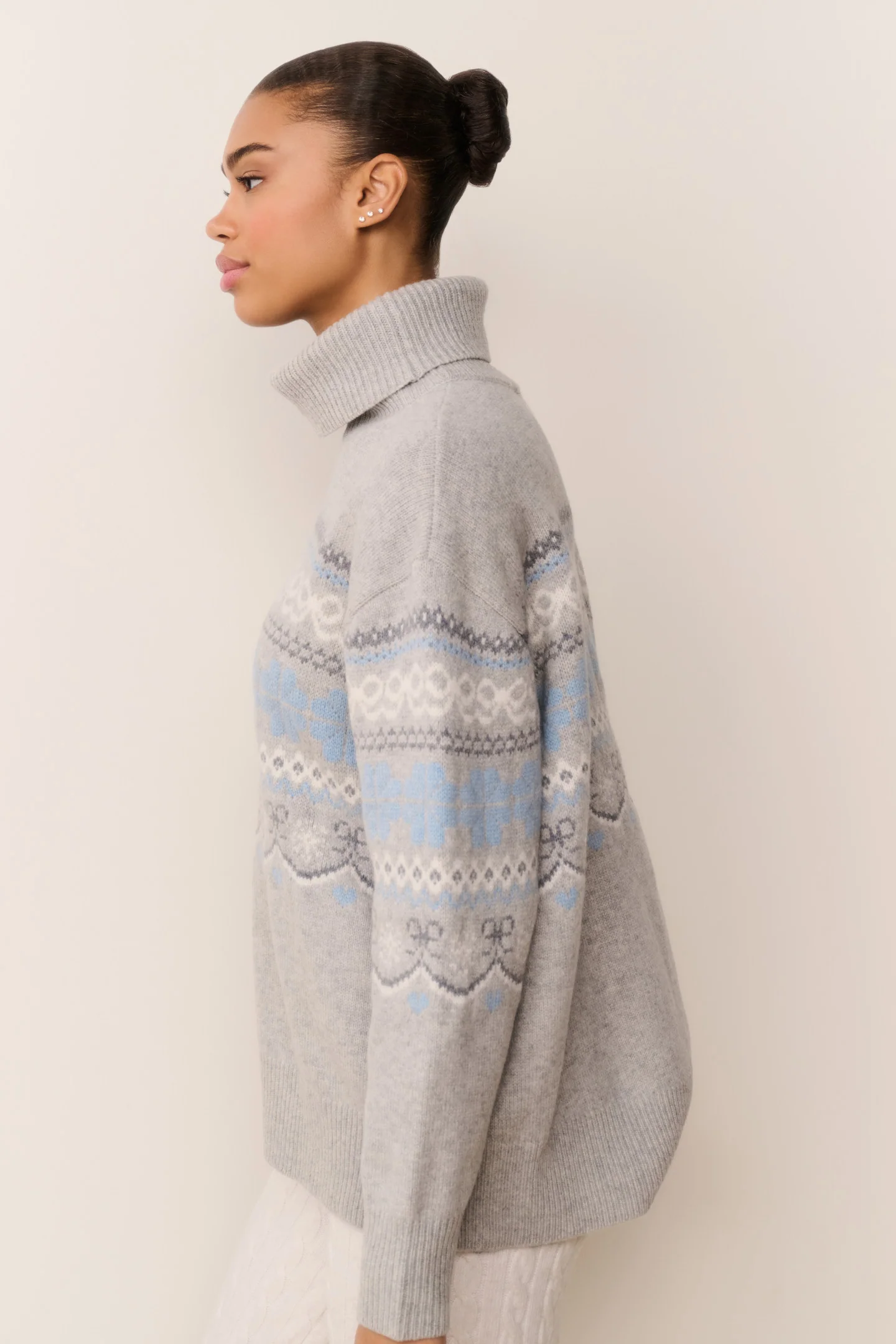 Mirin Wool Fairisle Turtleneck - Image 4