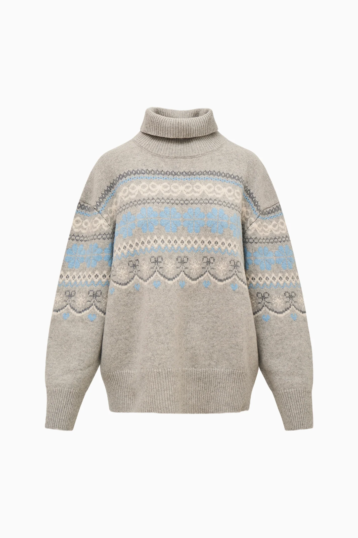 Mirin Wool Fairisle Turtleneck - Image 6