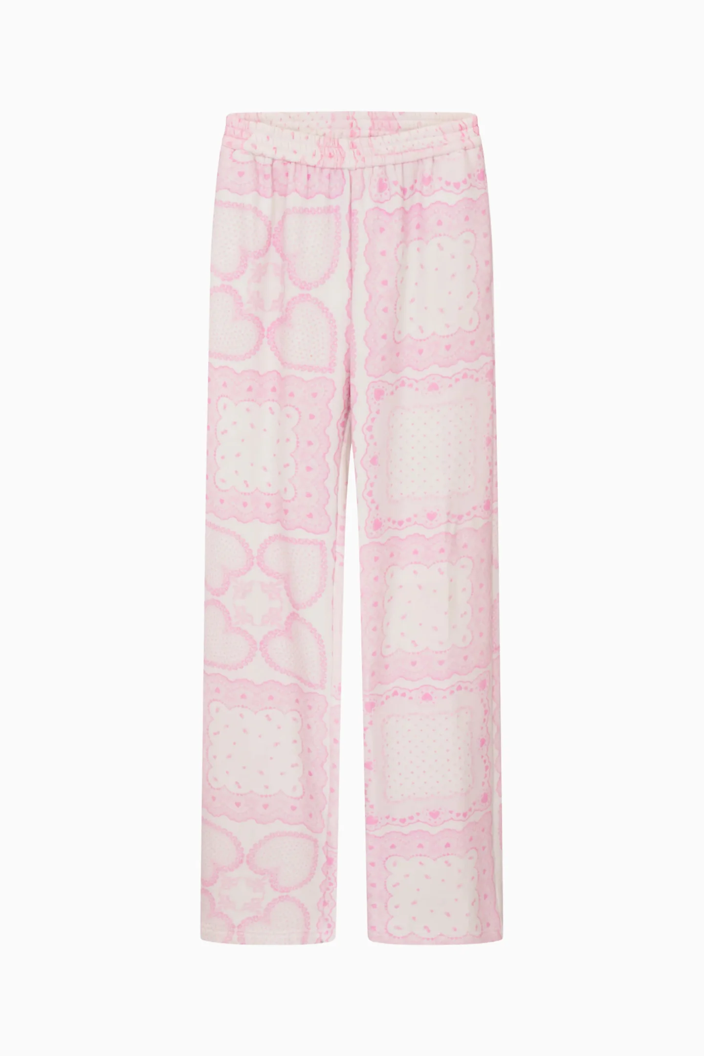 Momo Heart Print Fleece Sweatpant - Image 5