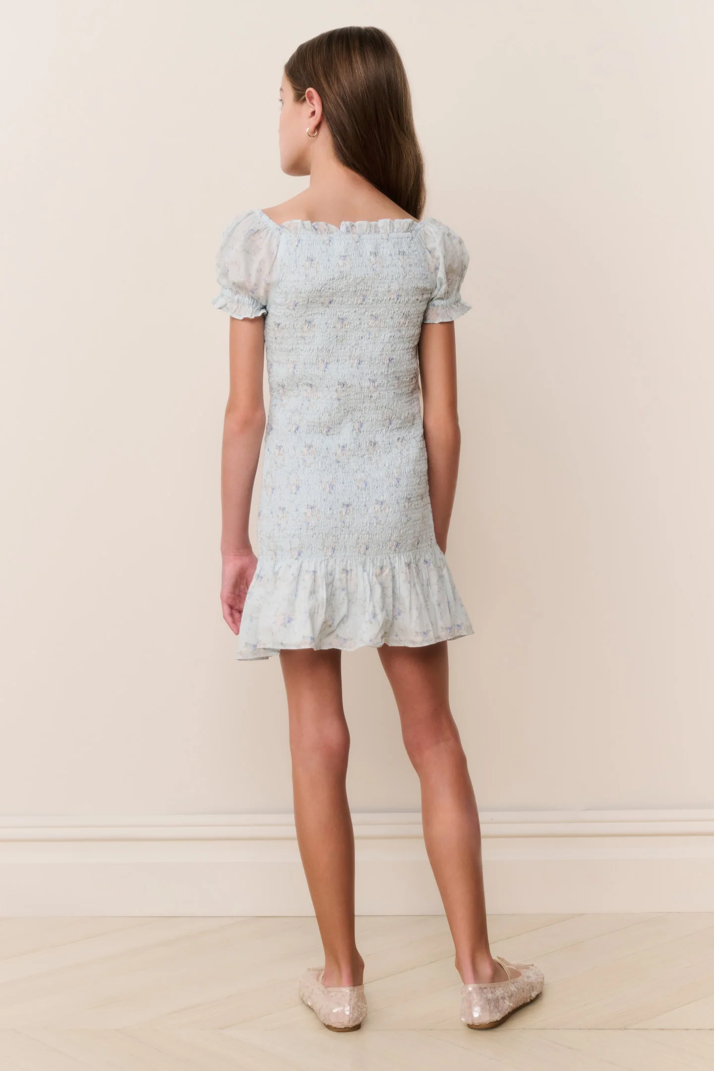 Tween Mosa Floral Cotton Dress - Image 4