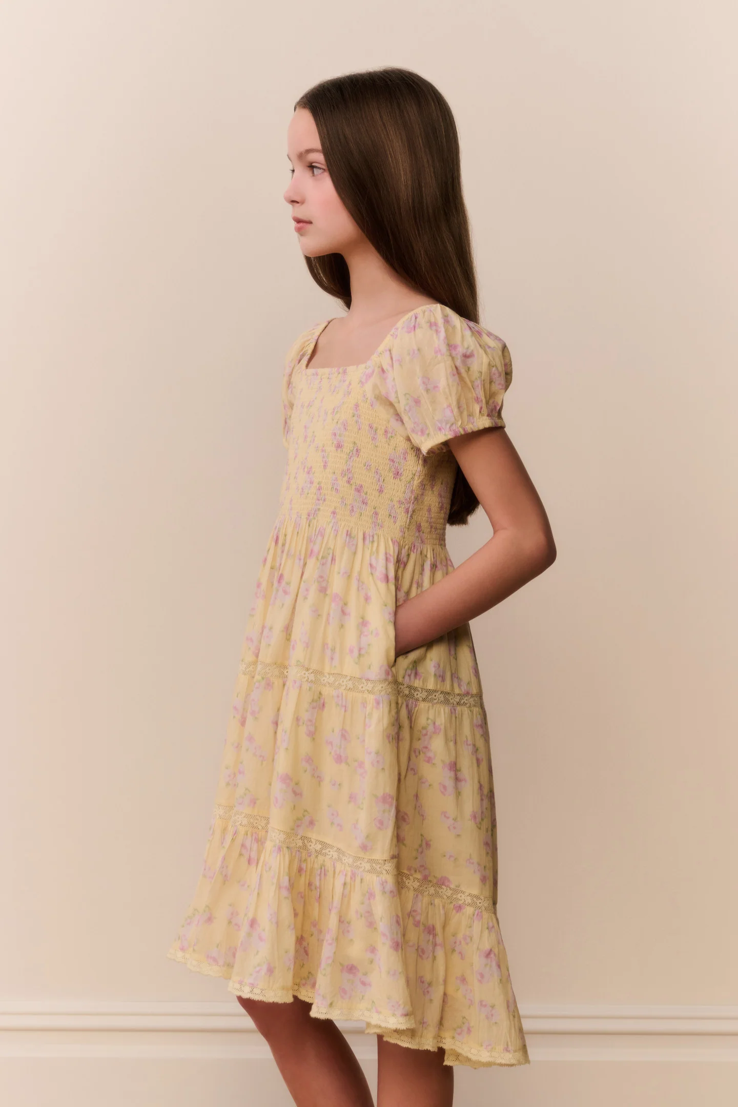 Tween Muriella Blooming Floral Dress - Image 2