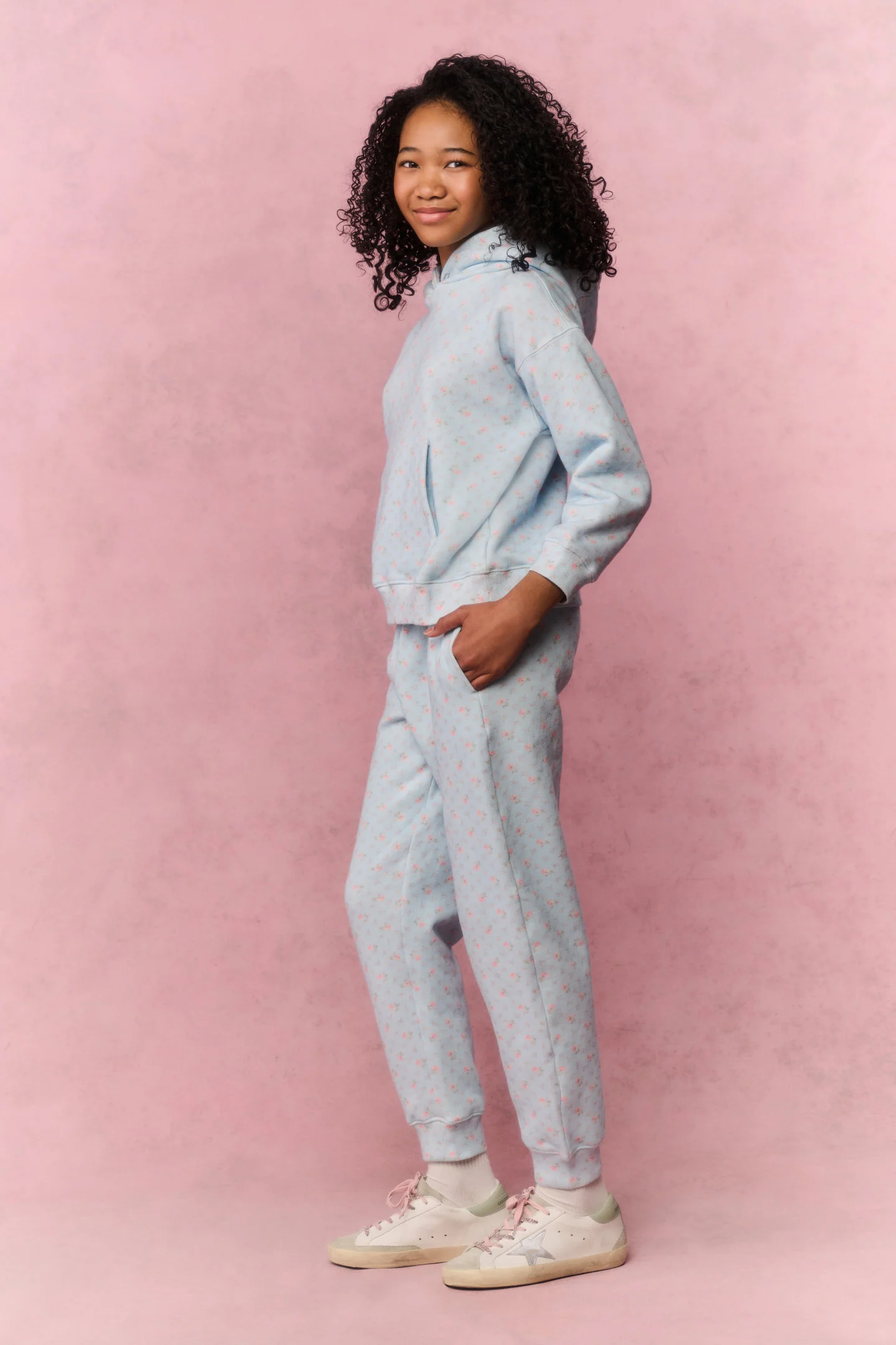 Tween Floral Nacova Hoodie - Image 3