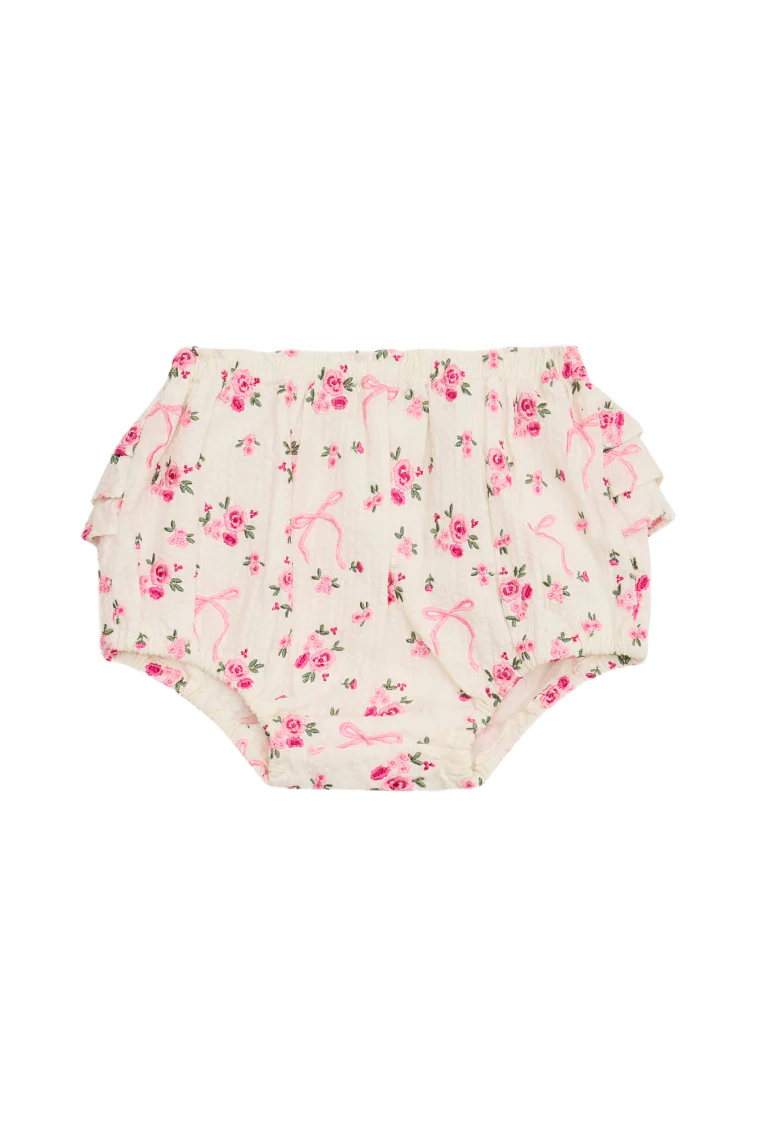 Baby Nalina Rose & Bow Bloomer - Image 2