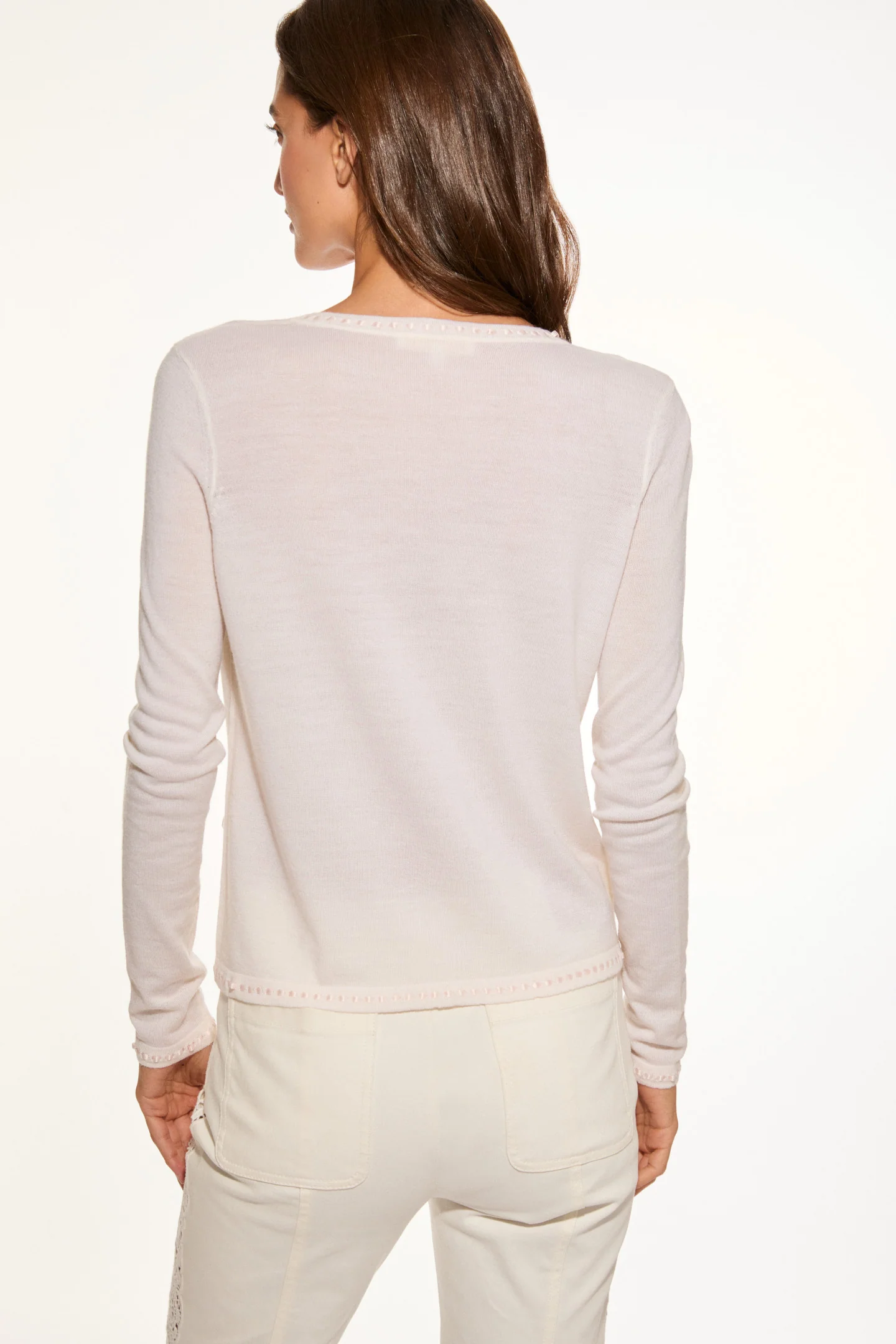 Nessa Wool Cardigan With Bows - Image 4