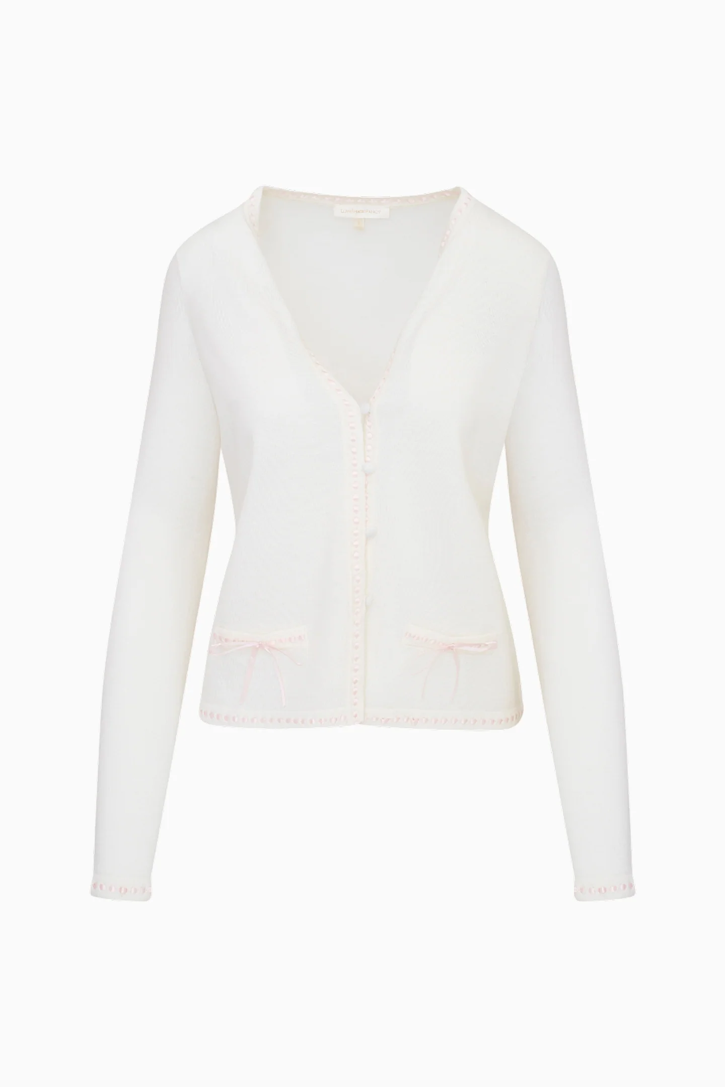 Nessa Wool Cardigan With Bows - Image 5