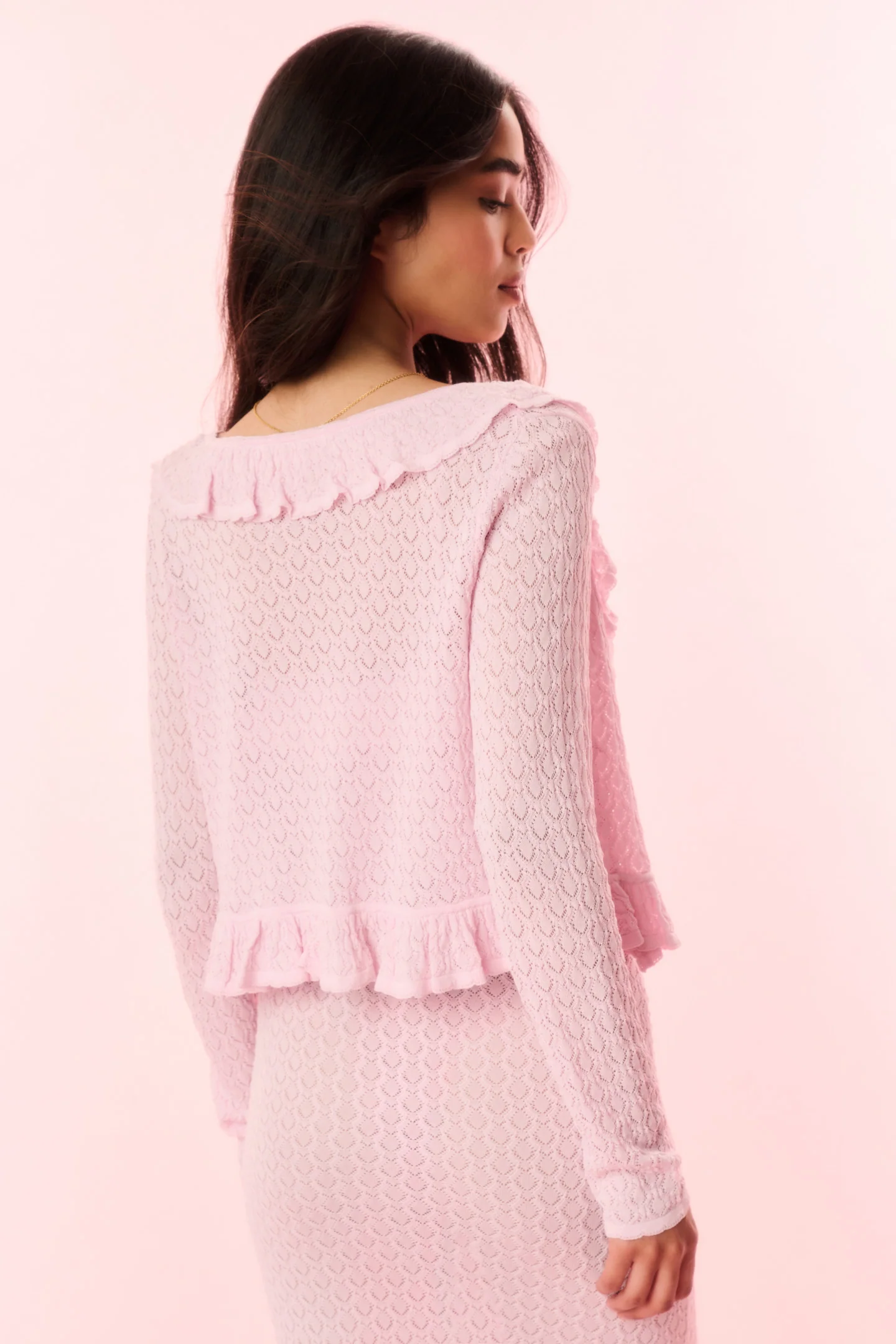 Nilah Stretch Knit Cardigan - Image 9