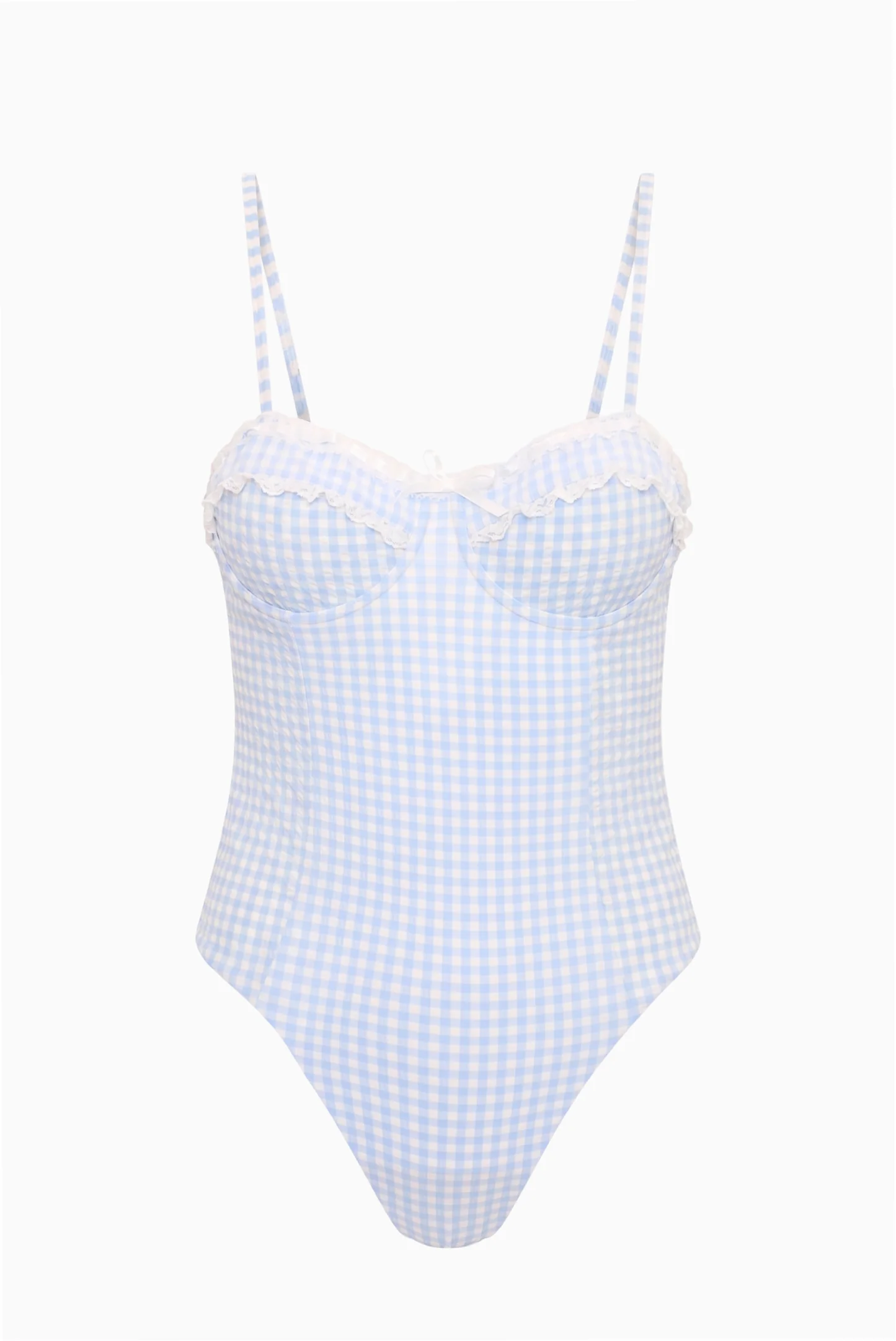 Olivienne Gingham One-Piece Swimsuit - Image 6