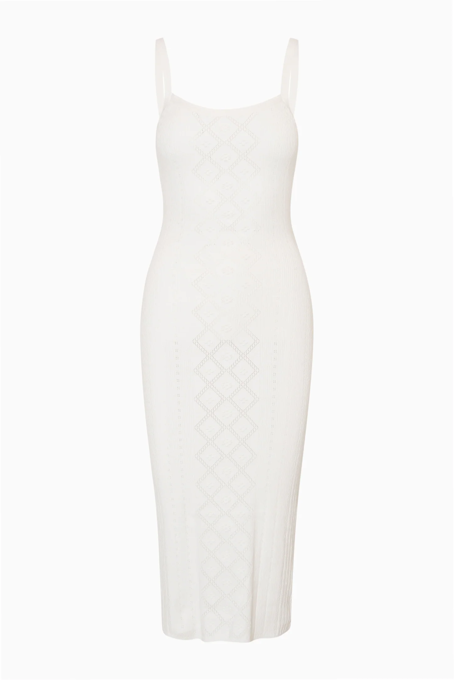 Opalina Cotton Pointelle Midi Dress - Image 5