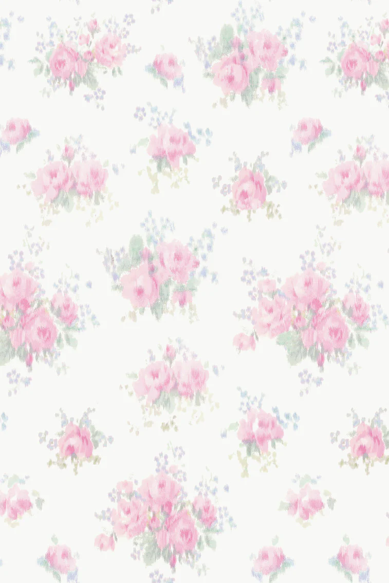 Breezy Ikat Rose Standard Wallpaper - Image 2