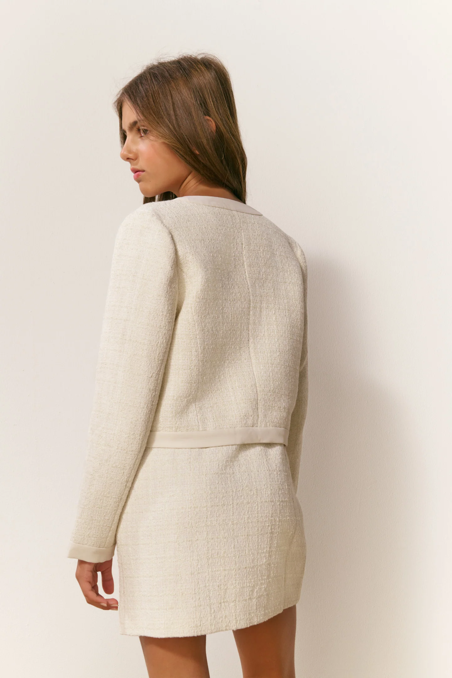 Girls Palomina Tweed Jacket - Image 4