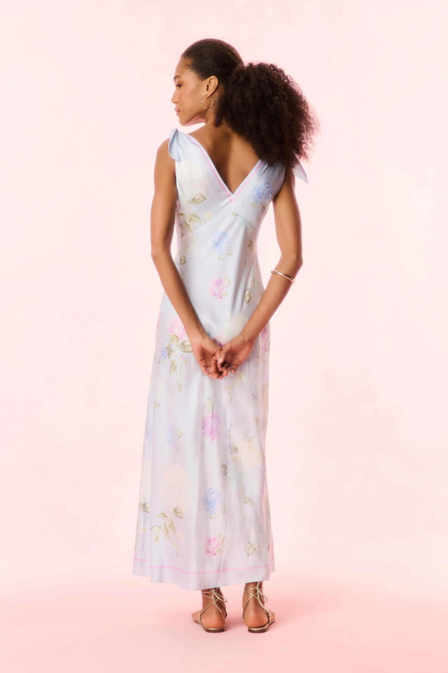 Perri Floral Scarf-Tie Maxi Dress - Image 5