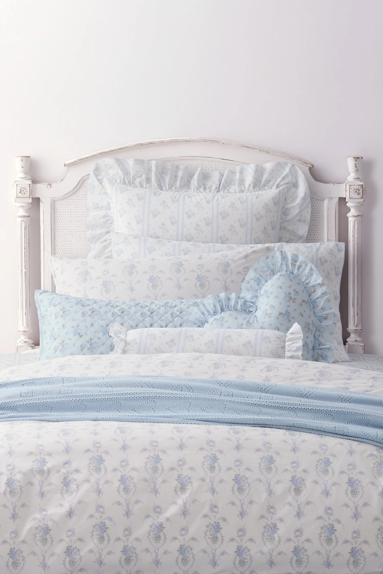 Pointelle Throw Blanket- MOONLIGHT - Image 4
