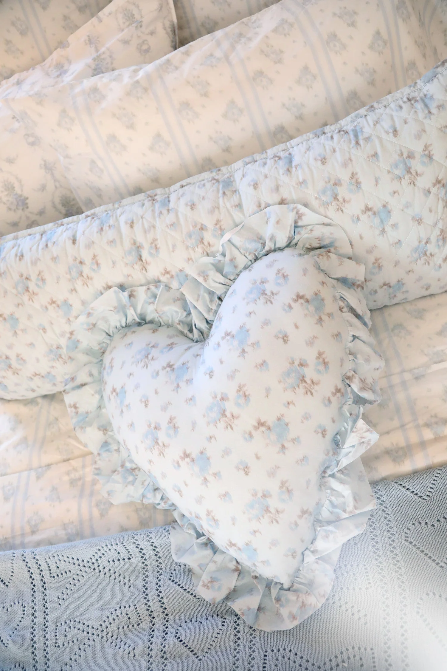 Pointelle Throw Blanket- MOONLIGHT - Image 5