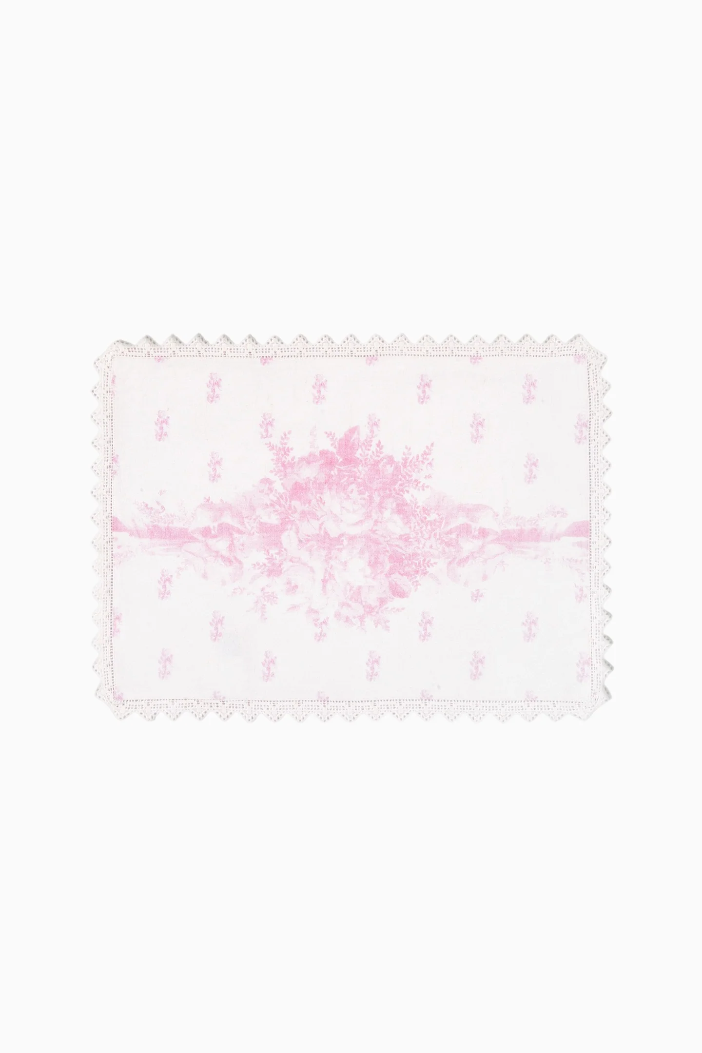 Printed Pink Victorian Place Mat - Set of 4 - Image 2
