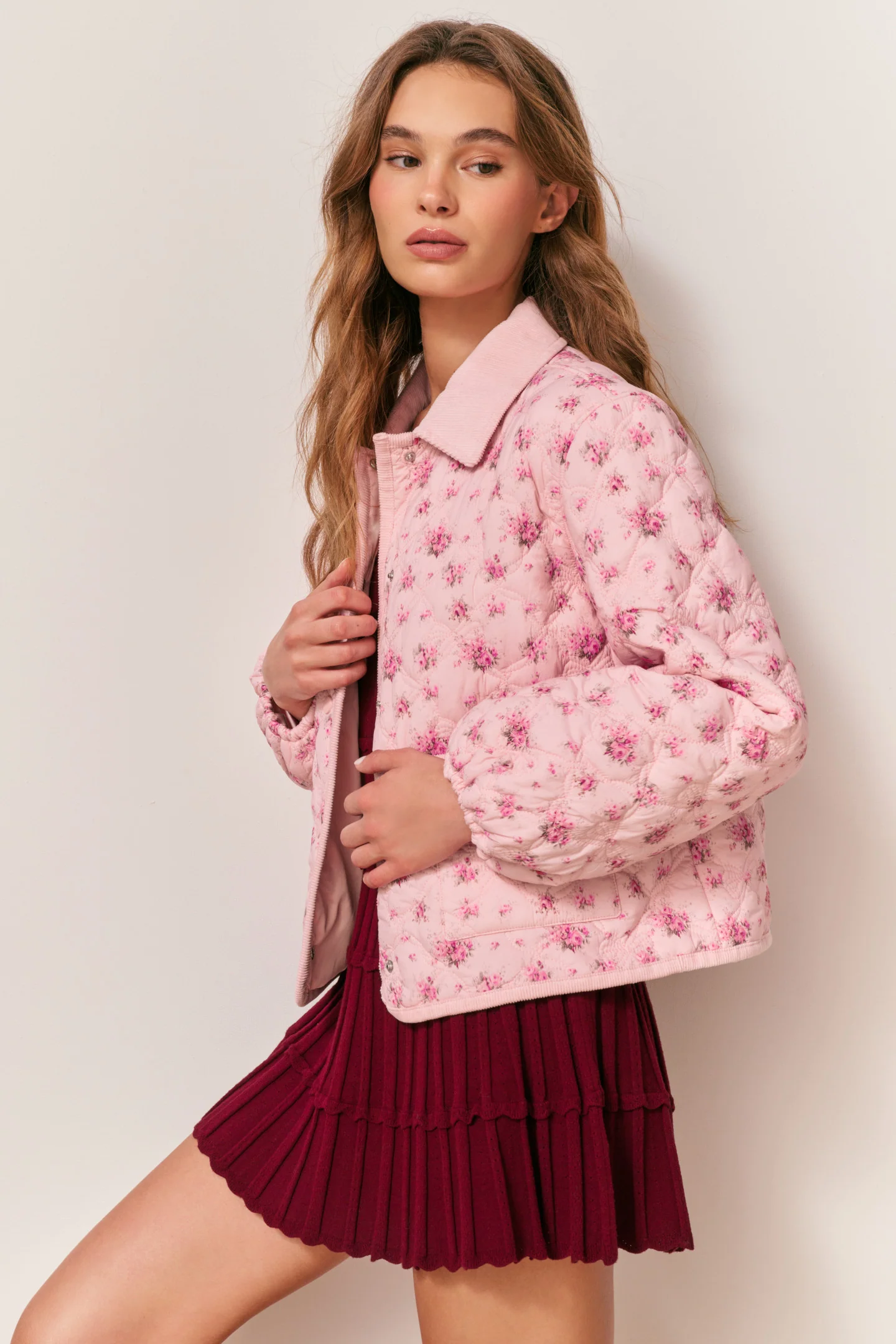 Quinlette Floral Quilted Jacket - Image 3