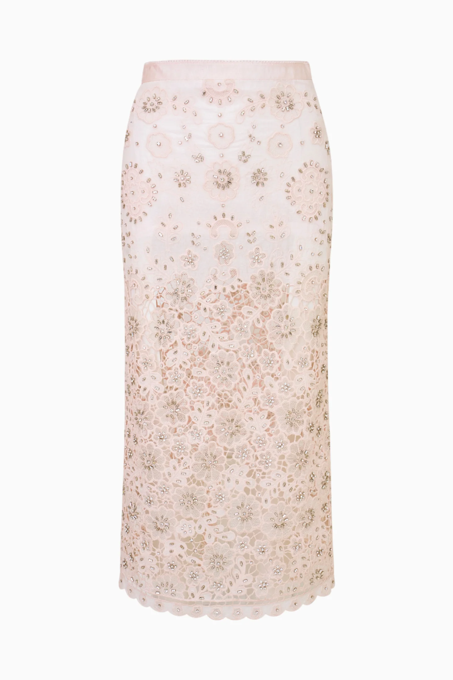 Reeves Cotton Lace Midi Skirt - Image 5