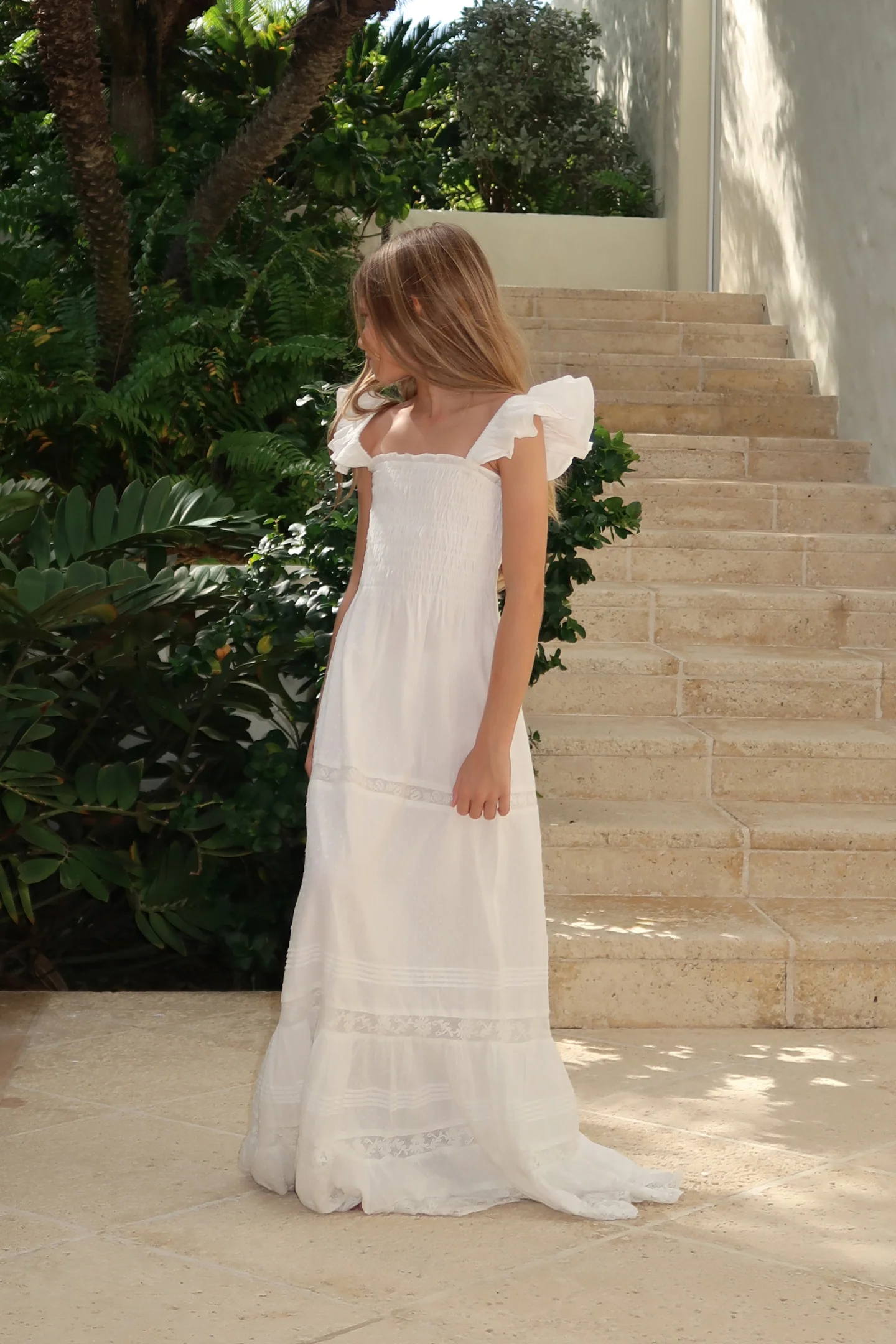 Girls Rhiannon Cotton Dress - Image 2