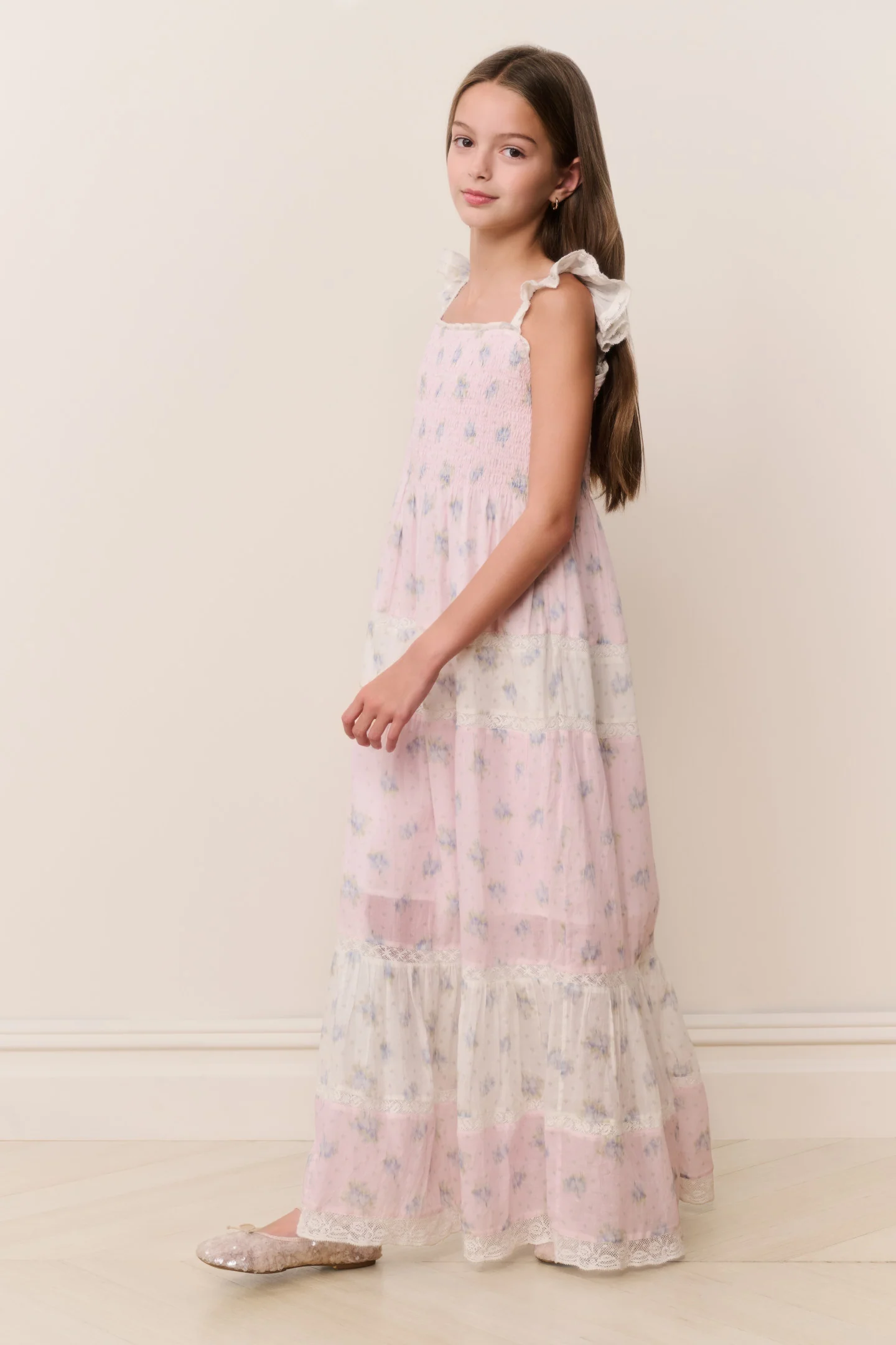 Tween Rhiannon Mixed Print Maxi Dress - Image 3