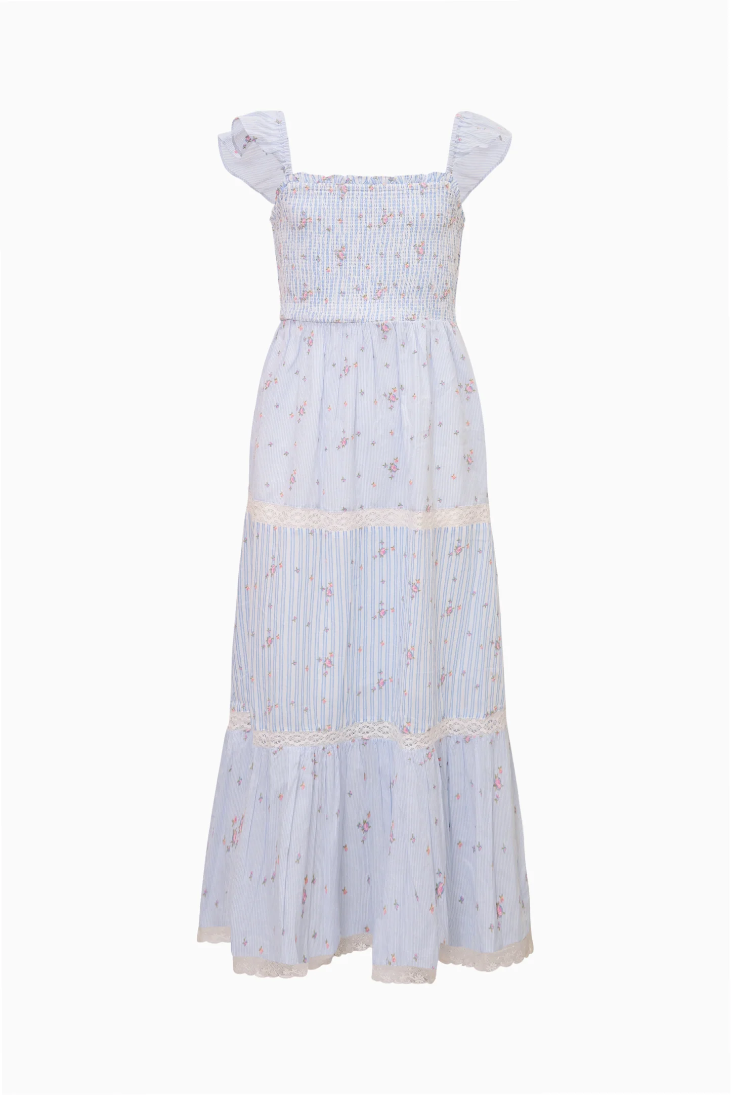 Tween Rhiannon Striped Floral Dress - Image 4