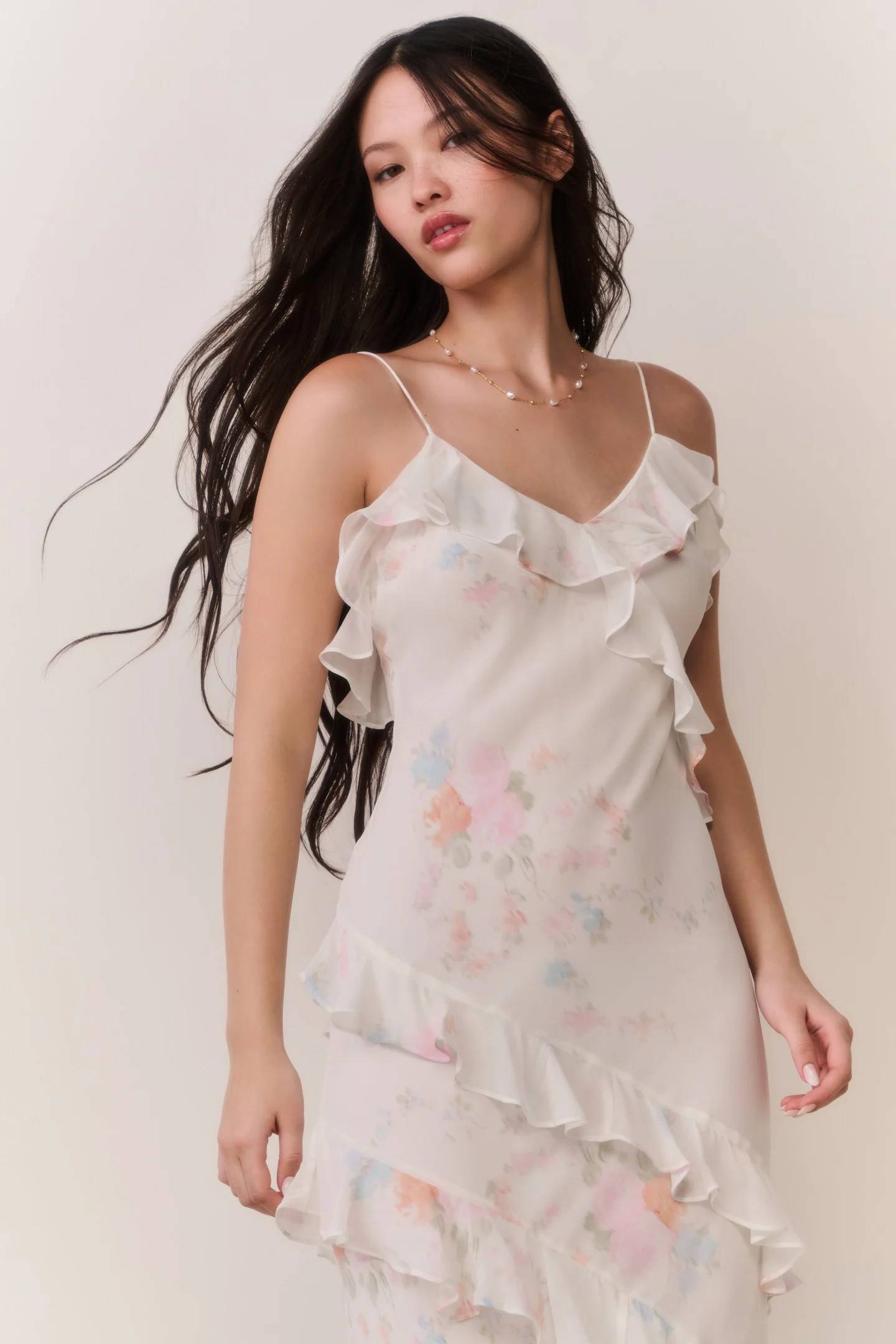 Rialto Floral Bow Print Maxi Dress - Image 2