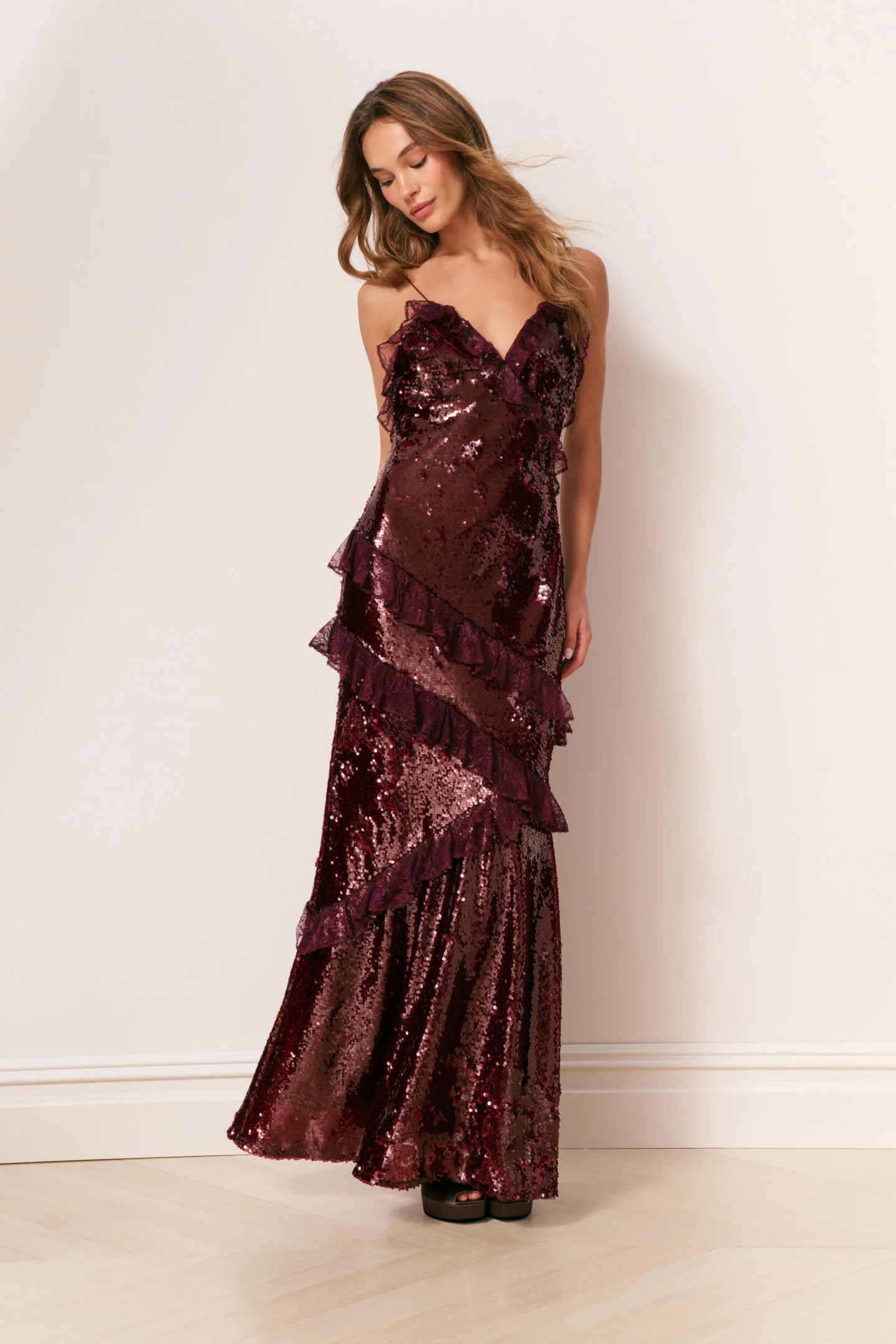 Rialto Sequin Maxi Dress - Image 4