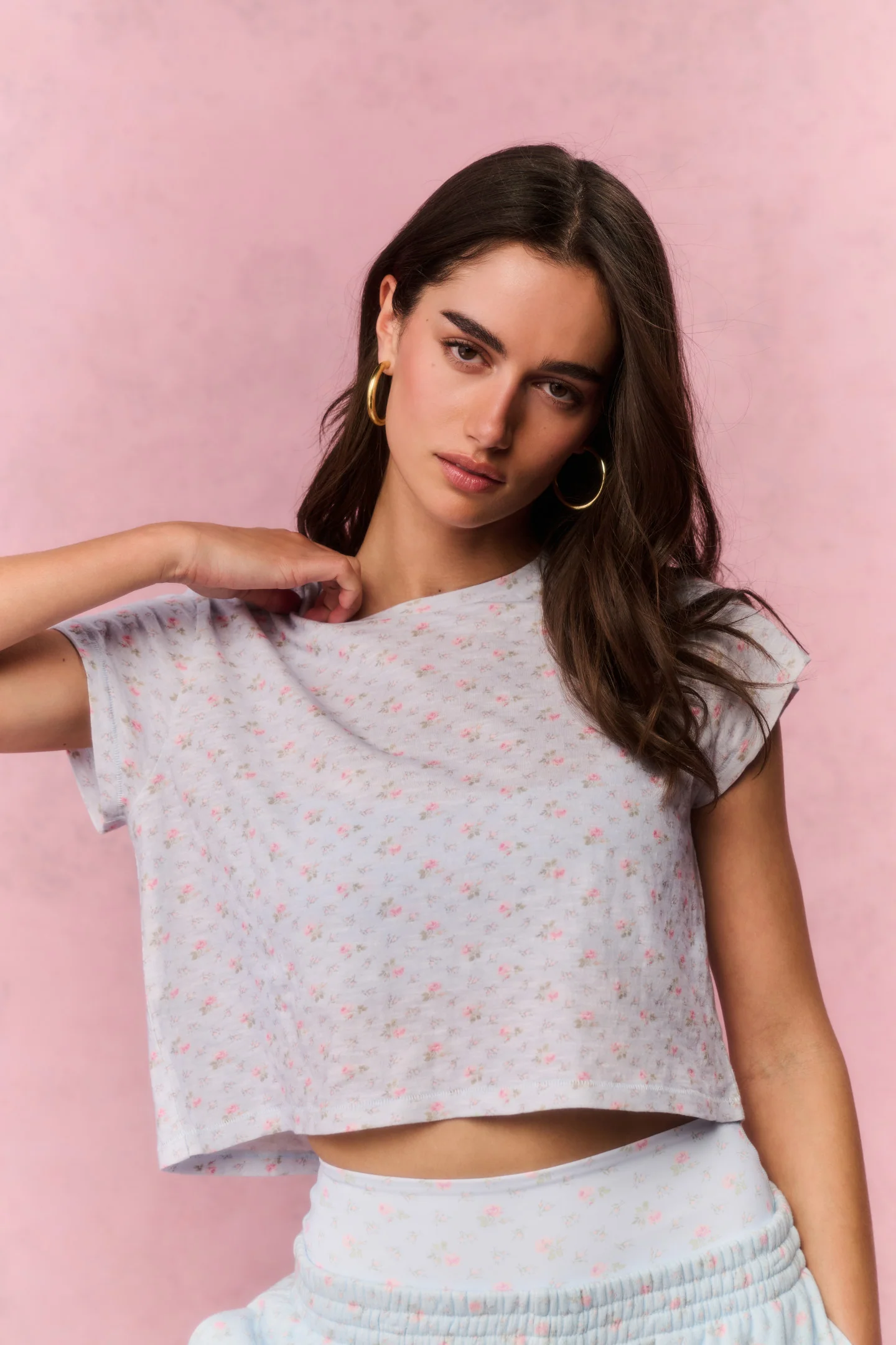 Sweetheart Rubin Cropped Tee - Image 7