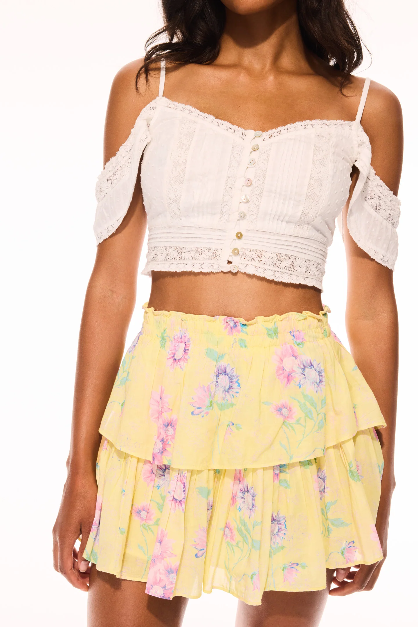 Ruffle Mini Skirt - Image 2