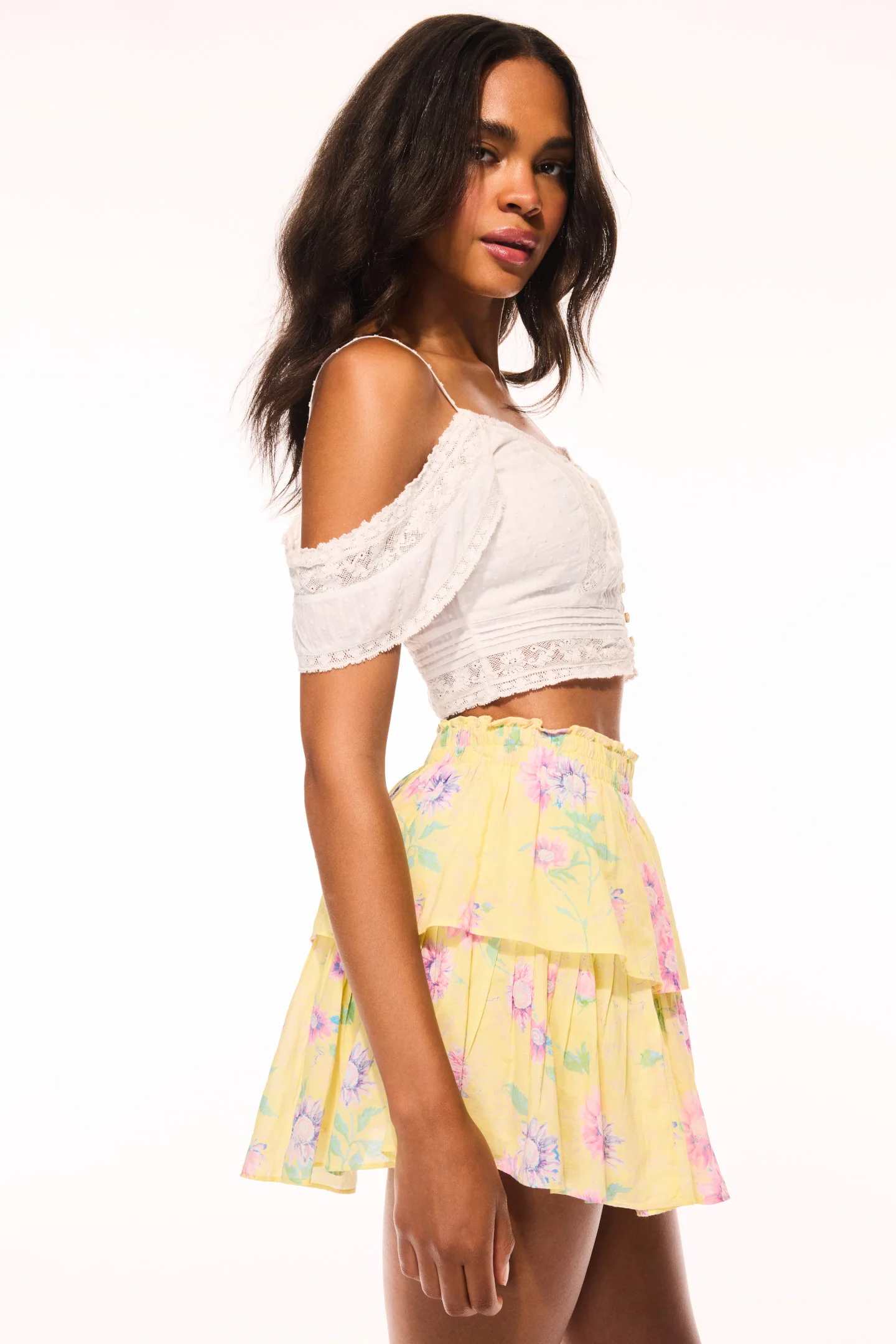 Ruffle Mini Skirt - Image 3