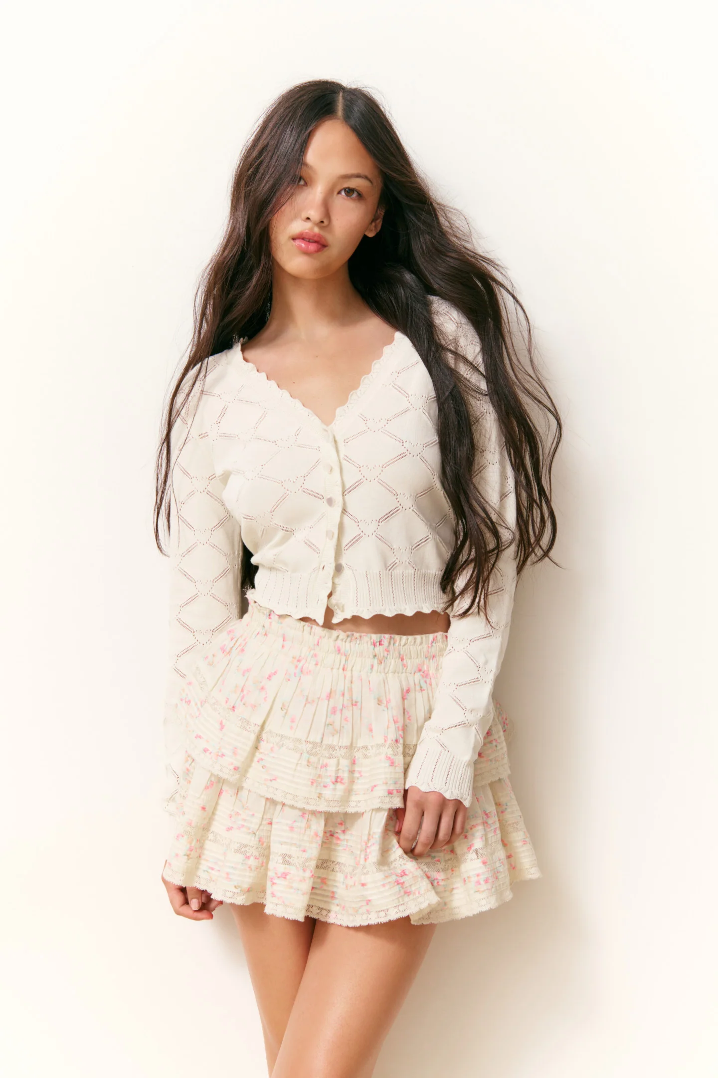 Ruffle Mini Luna Rosa Fleur Skirt - Image 6